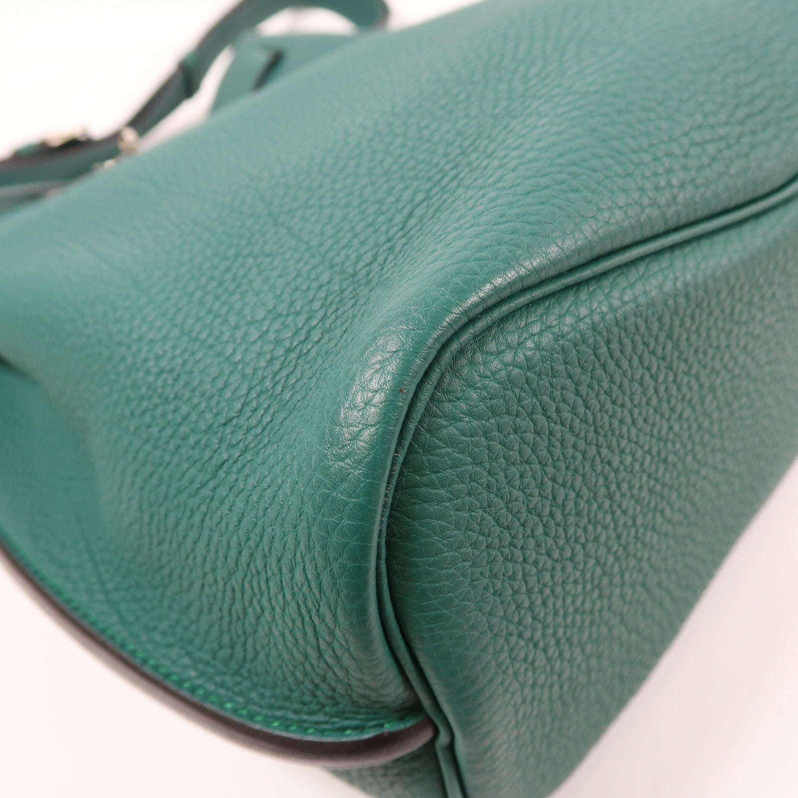 HERMES Clemence皮革So Kelly 26銀扣肩背袋