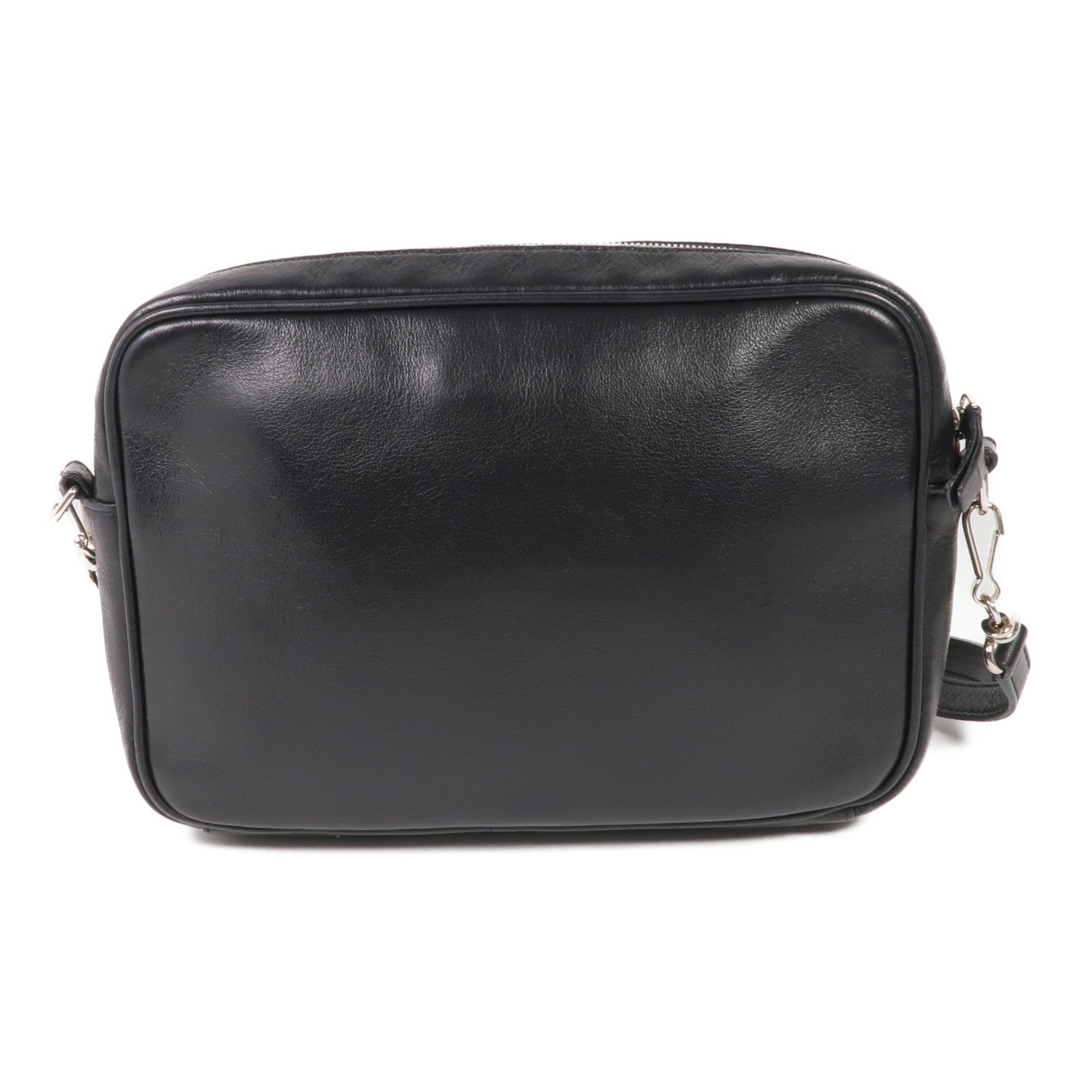 BALENCIAGA 牛皮皮革Shoulder Bag銀扣肩背袋