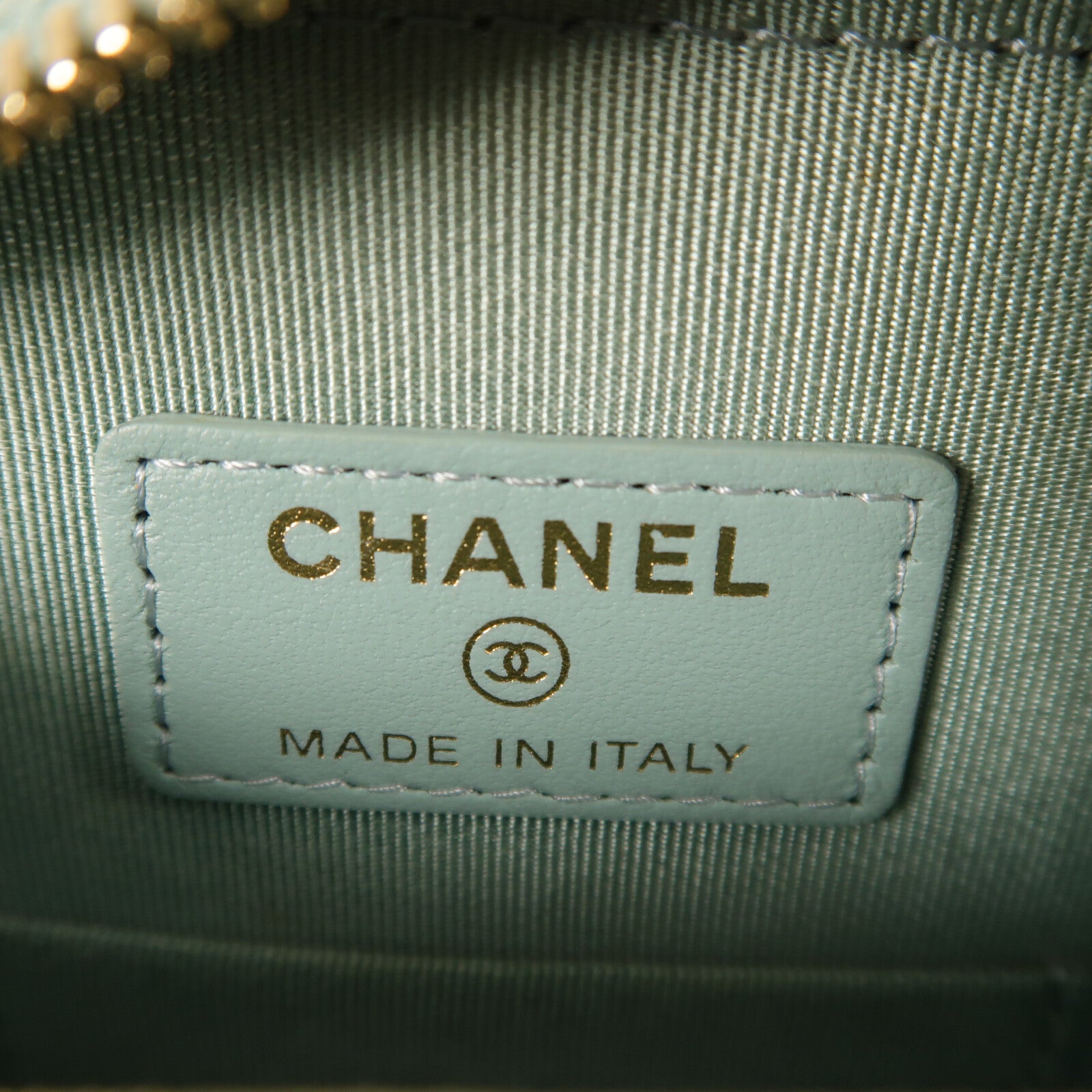 CHANEL 牛皮皮革Phone Case With Chain金扣鏈帶肩背袋