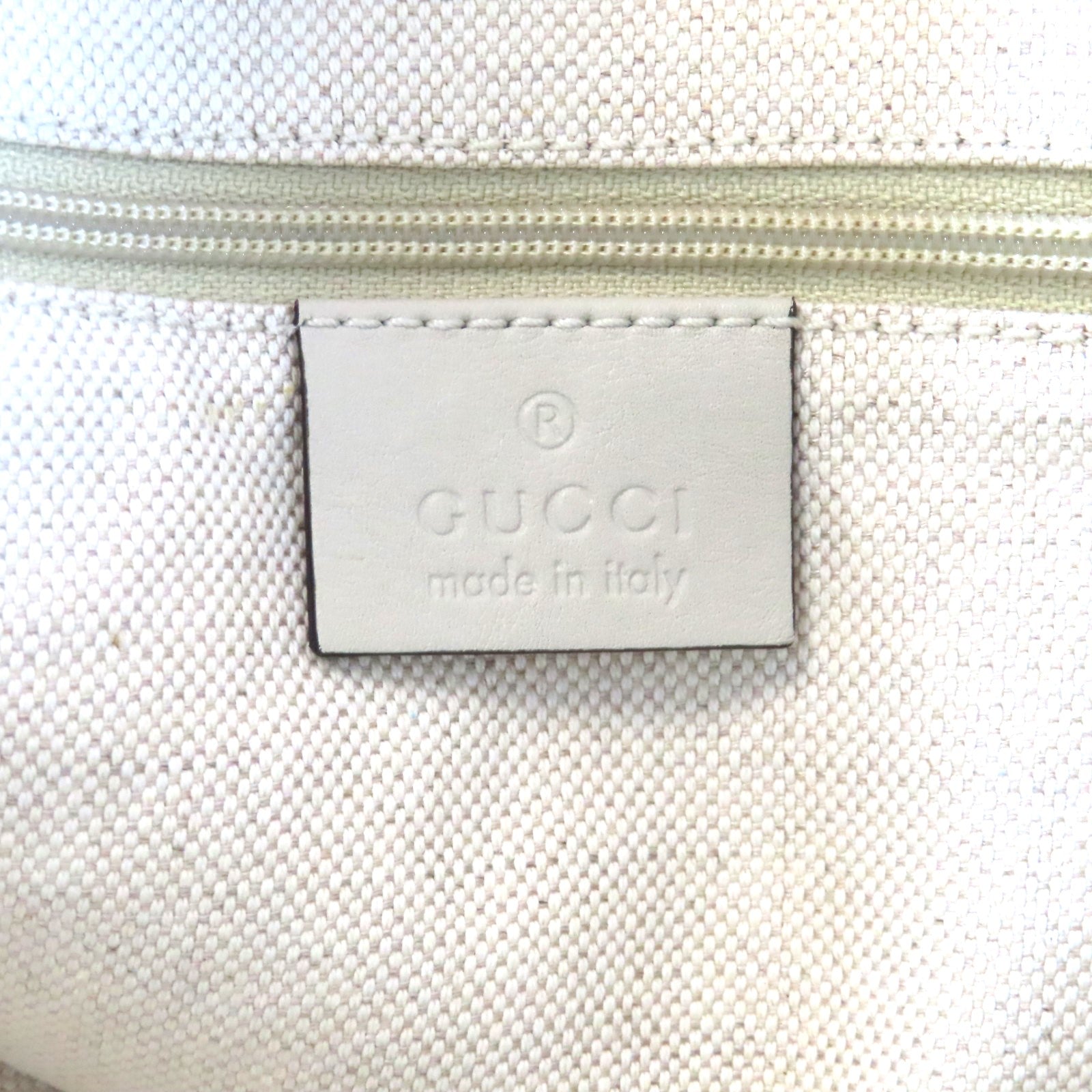 GUCCI 皮革Hand Bag金扣手挽袋灰色