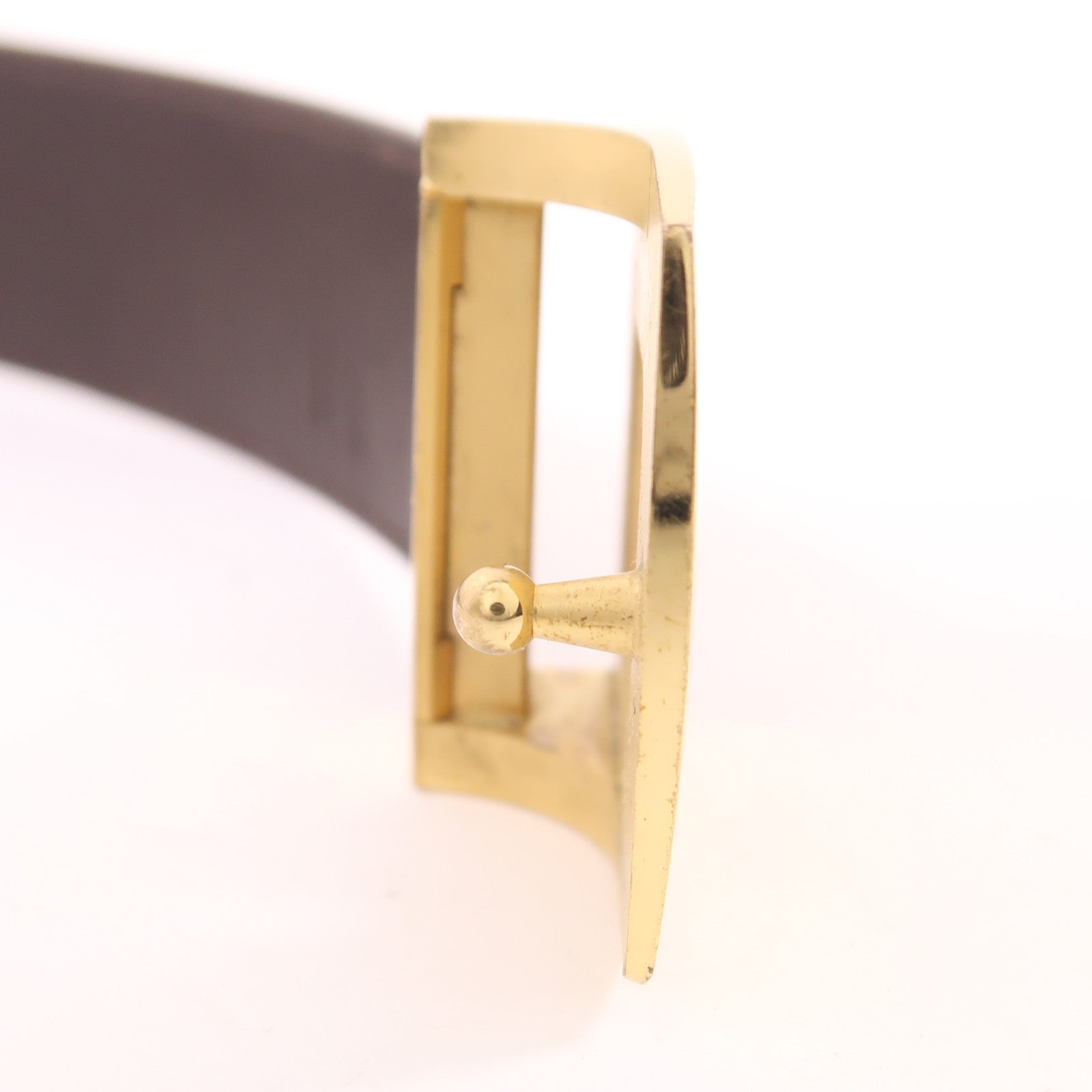 LOUIS VUITTON 【激減優惠】Monogram Ceinture LV Cut金扣皮帶