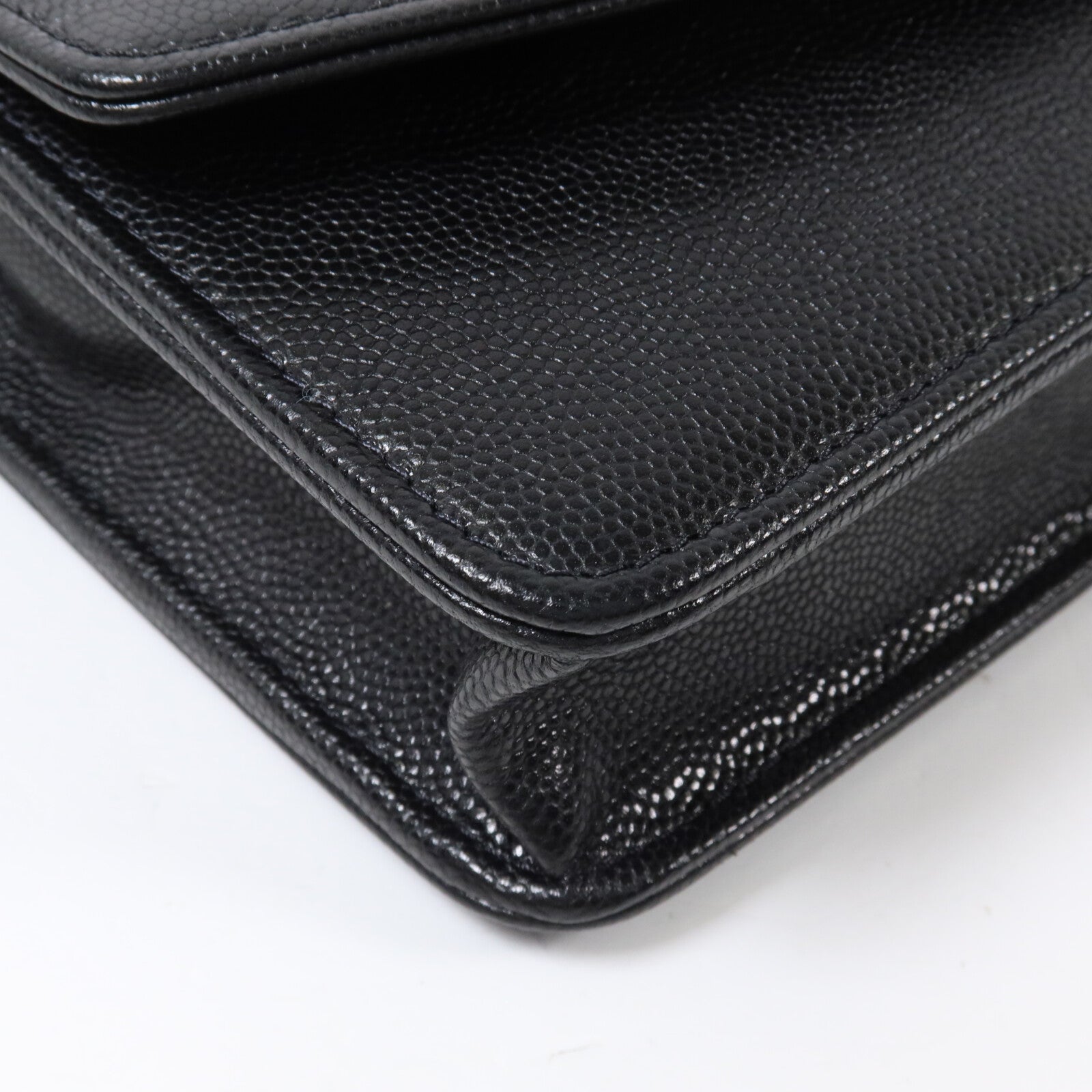 CHANEL 牛皮皮革Wallet On Chain鏈帶肩背袋