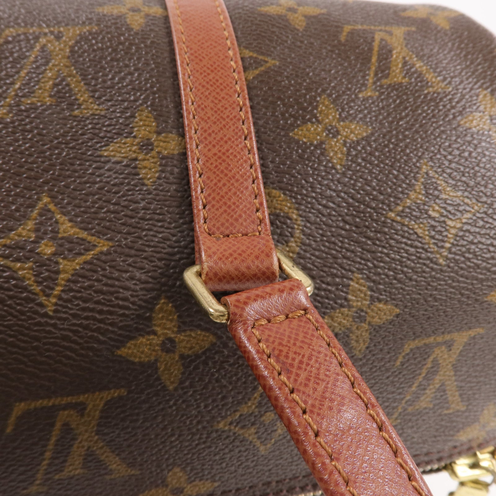 LOUIS VUITTON Monogram Papillon 30金扣手挽袋