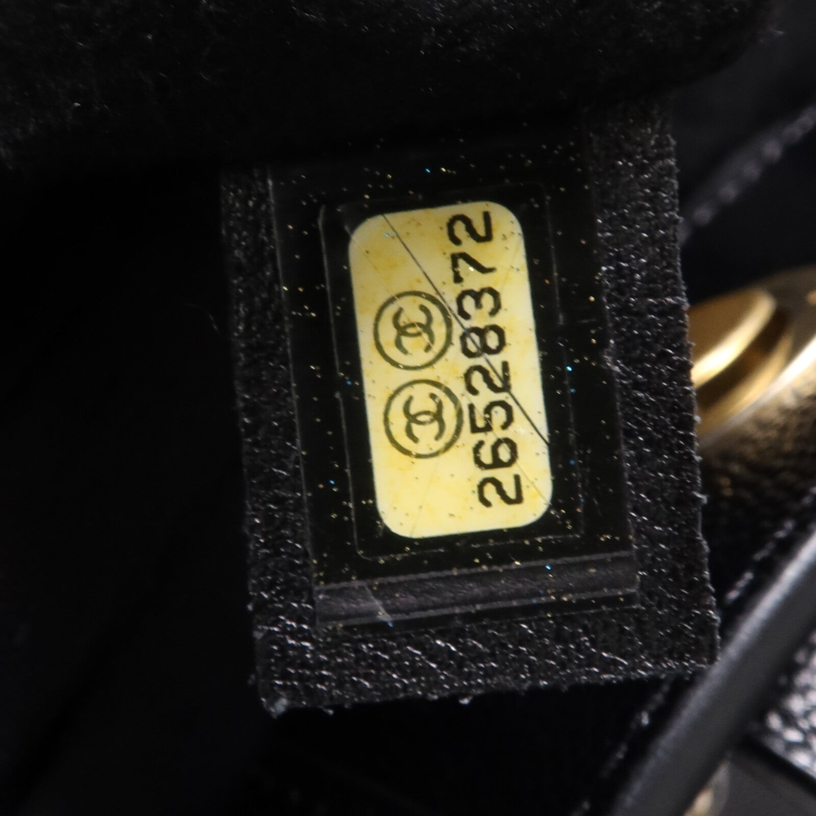 CHANEL 牛皮皮革Deauville金扣鏈帶手挽肩背兩用袋