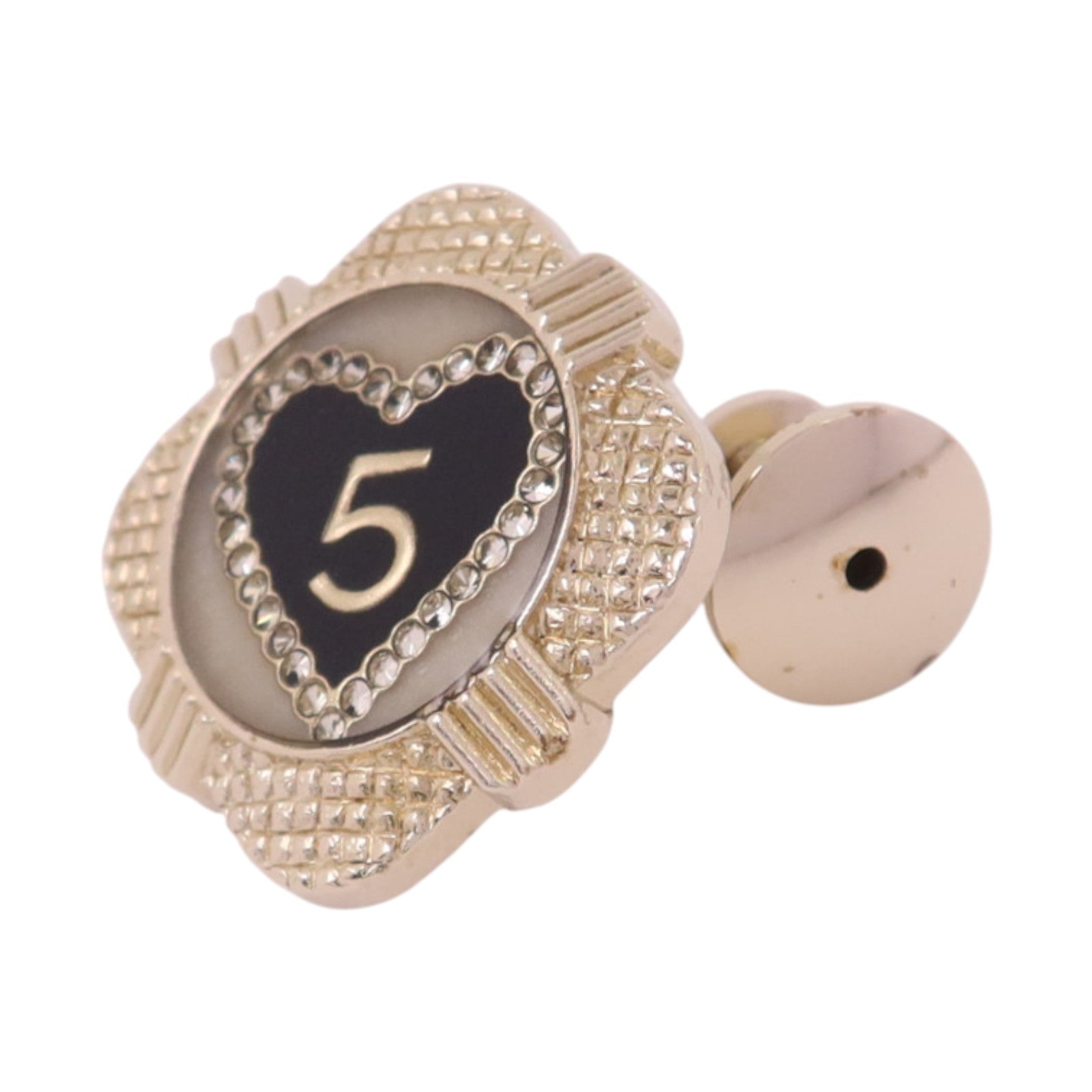 CHANEL 【激減優惠】金屬/水鑽/PVC Brooch金扣胸針