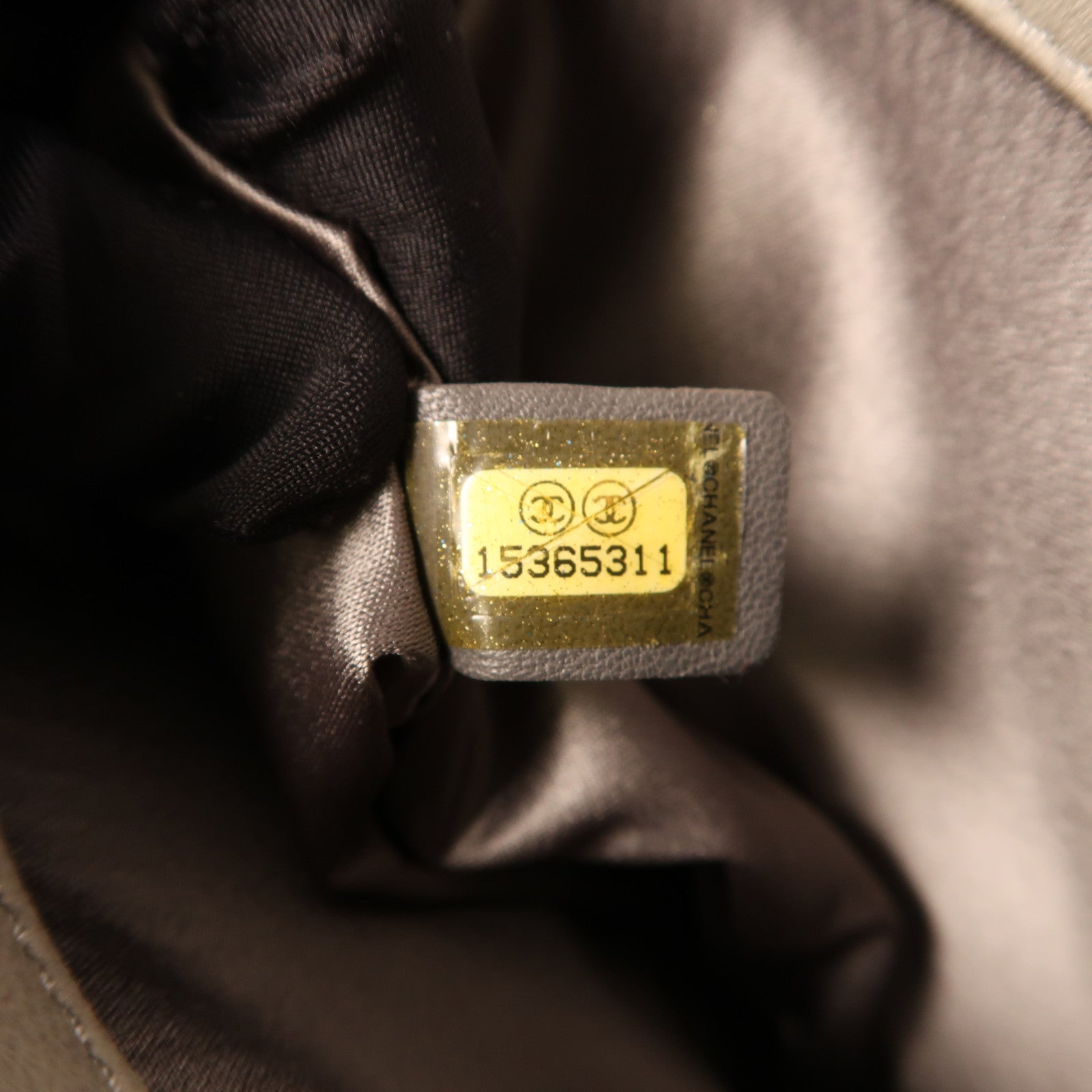 CHANEL 皮革Chain Shoulder銀扣鏈帶肩背袋