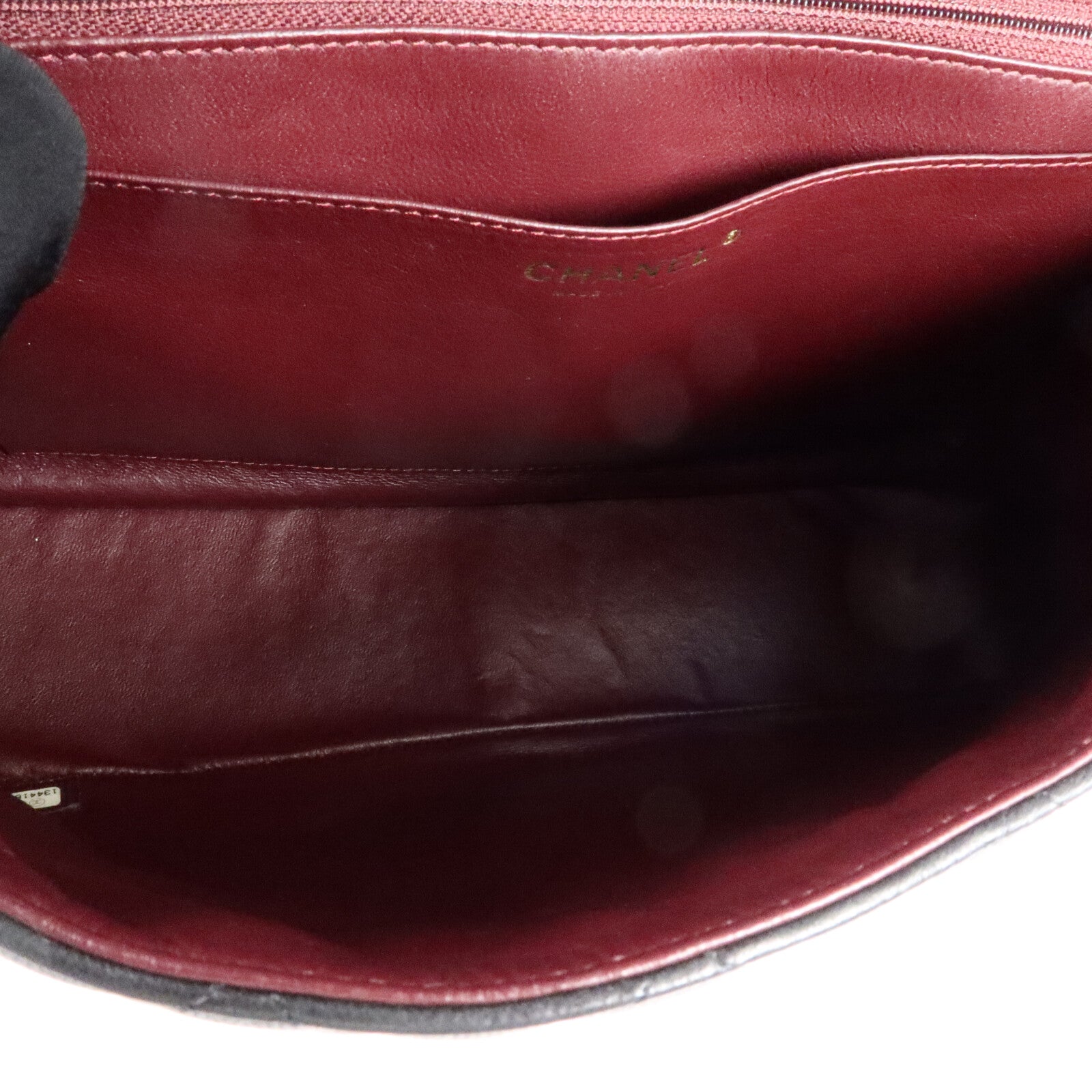 CHANEL 羊皮皮革Large Classic Single Flap Bag鏈帶肩背袋