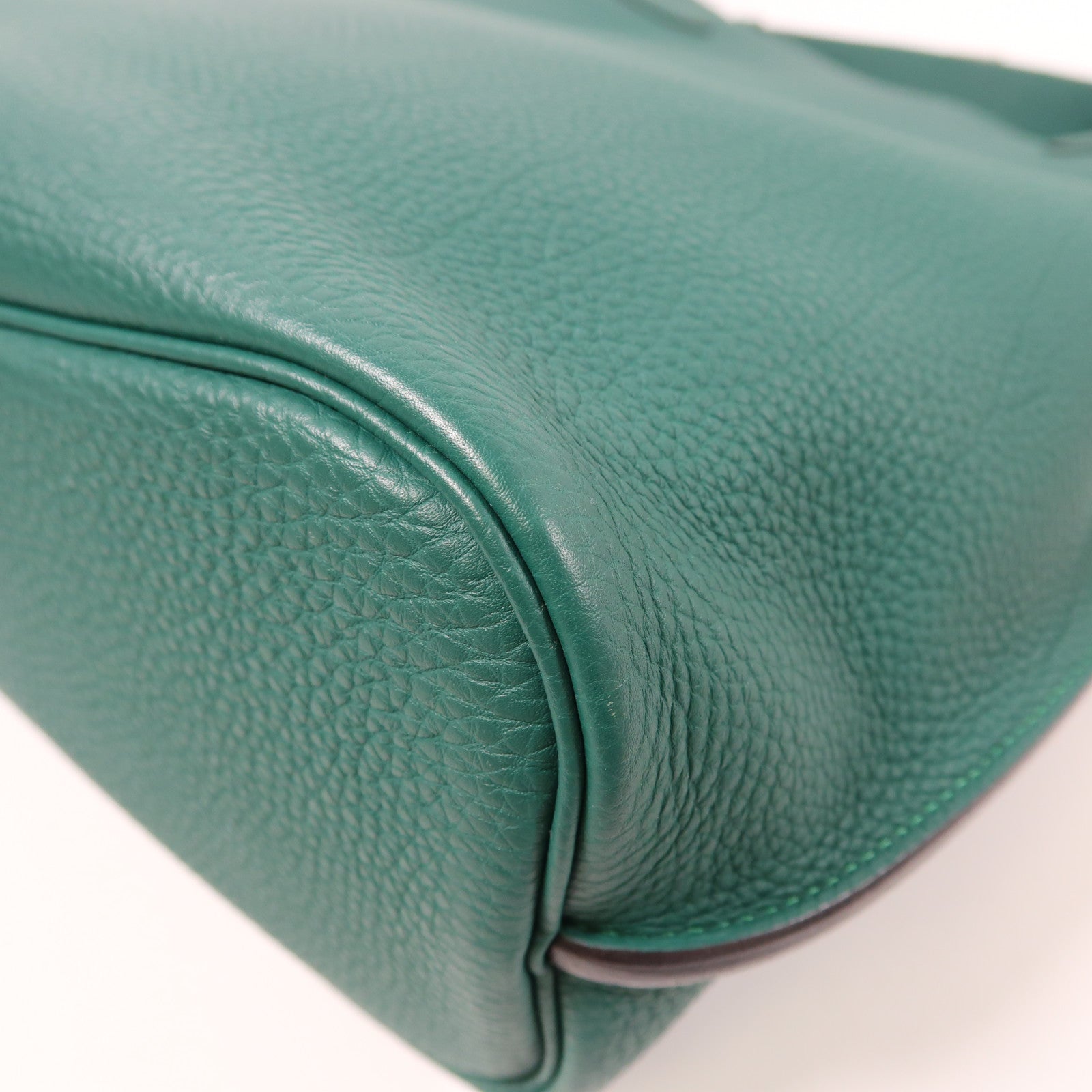 HERMES Clemence皮革So Kelly 26銀扣肩背袋