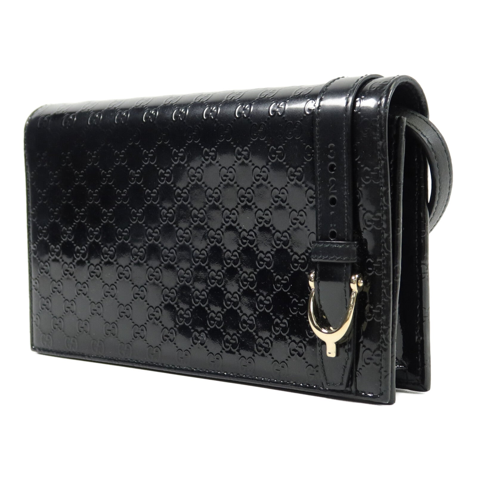 GUCCI 漆皮皮革Wallet on Chain肩背袋