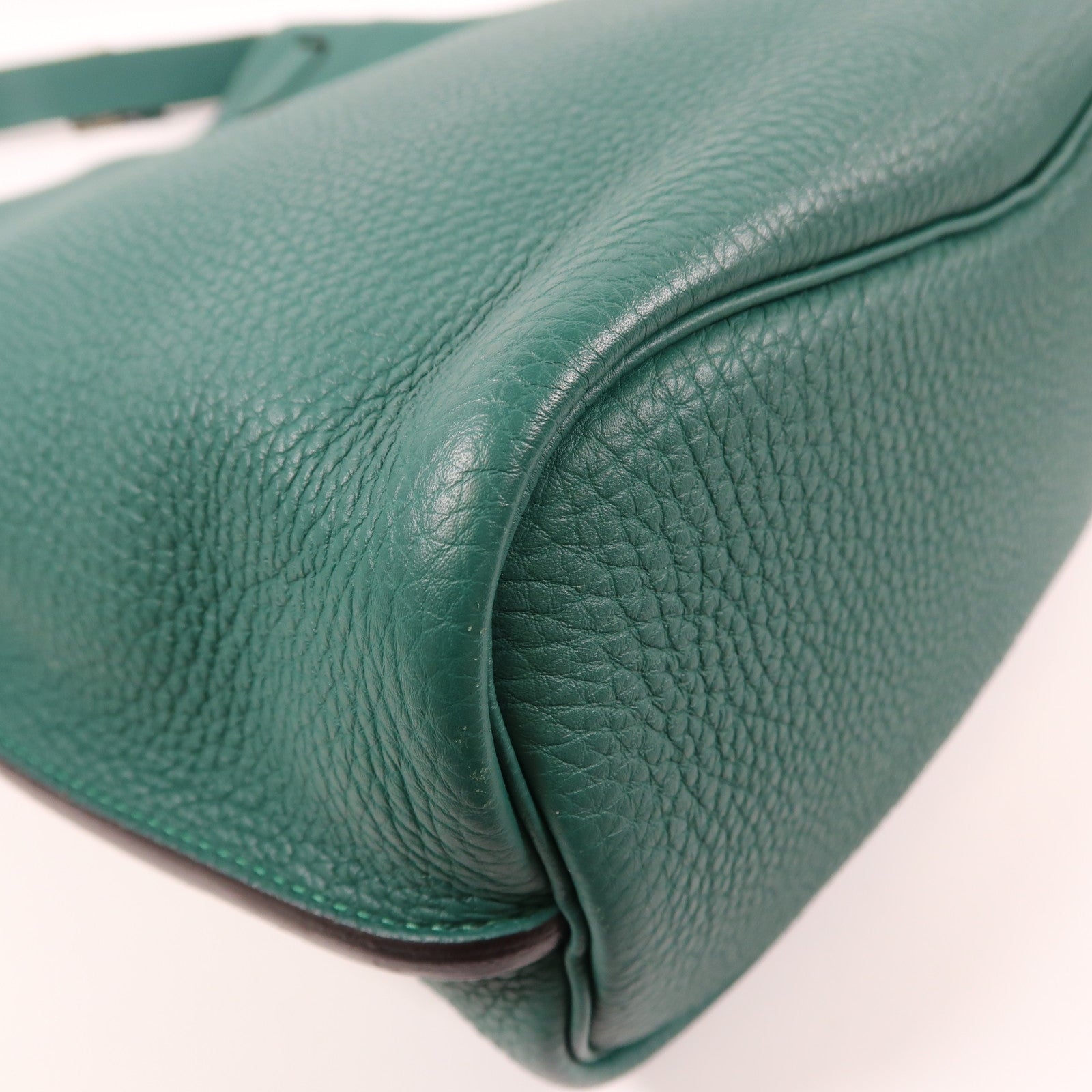HERMES Clemence皮革So Kelly 26銀扣肩背袋