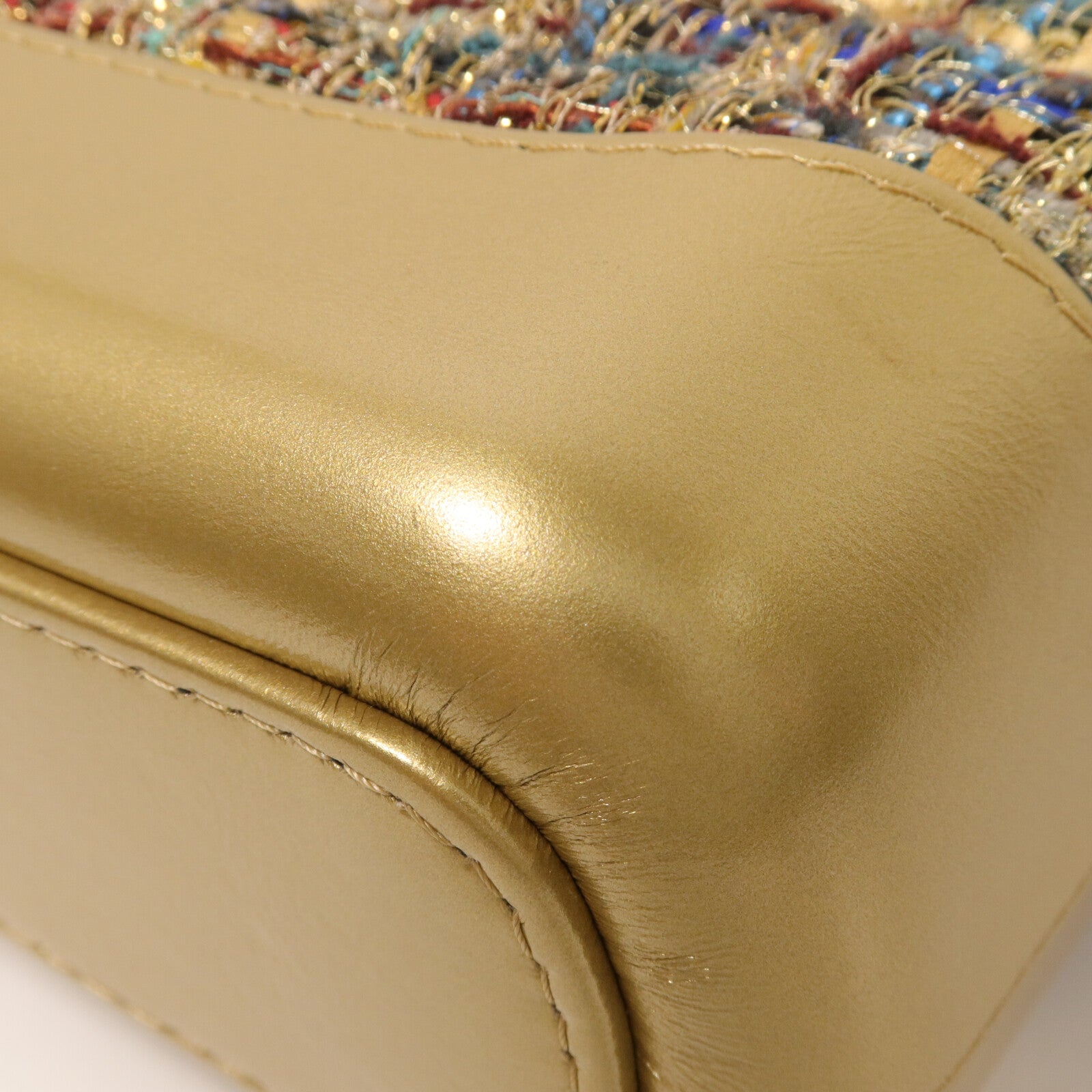 CHANEL Tweed Gabrielle Small鏈帶肩背袋