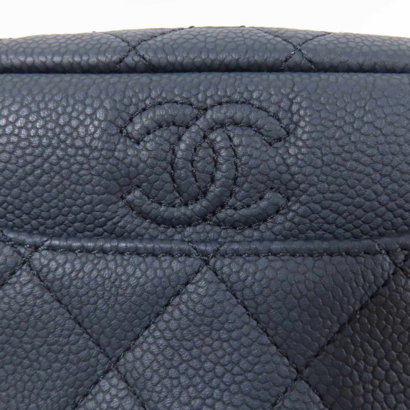 CHANEL 牛皮皮革Shoulder Bag金扣鏈帶肩背袋