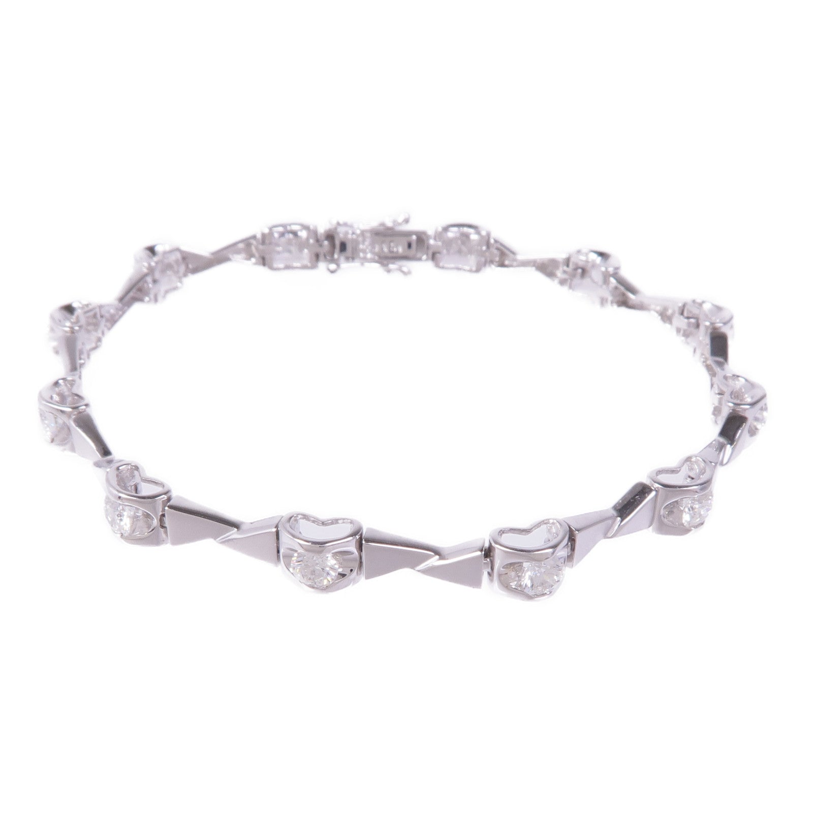 JEWELRY Diamond Bracelet 18K White Gold