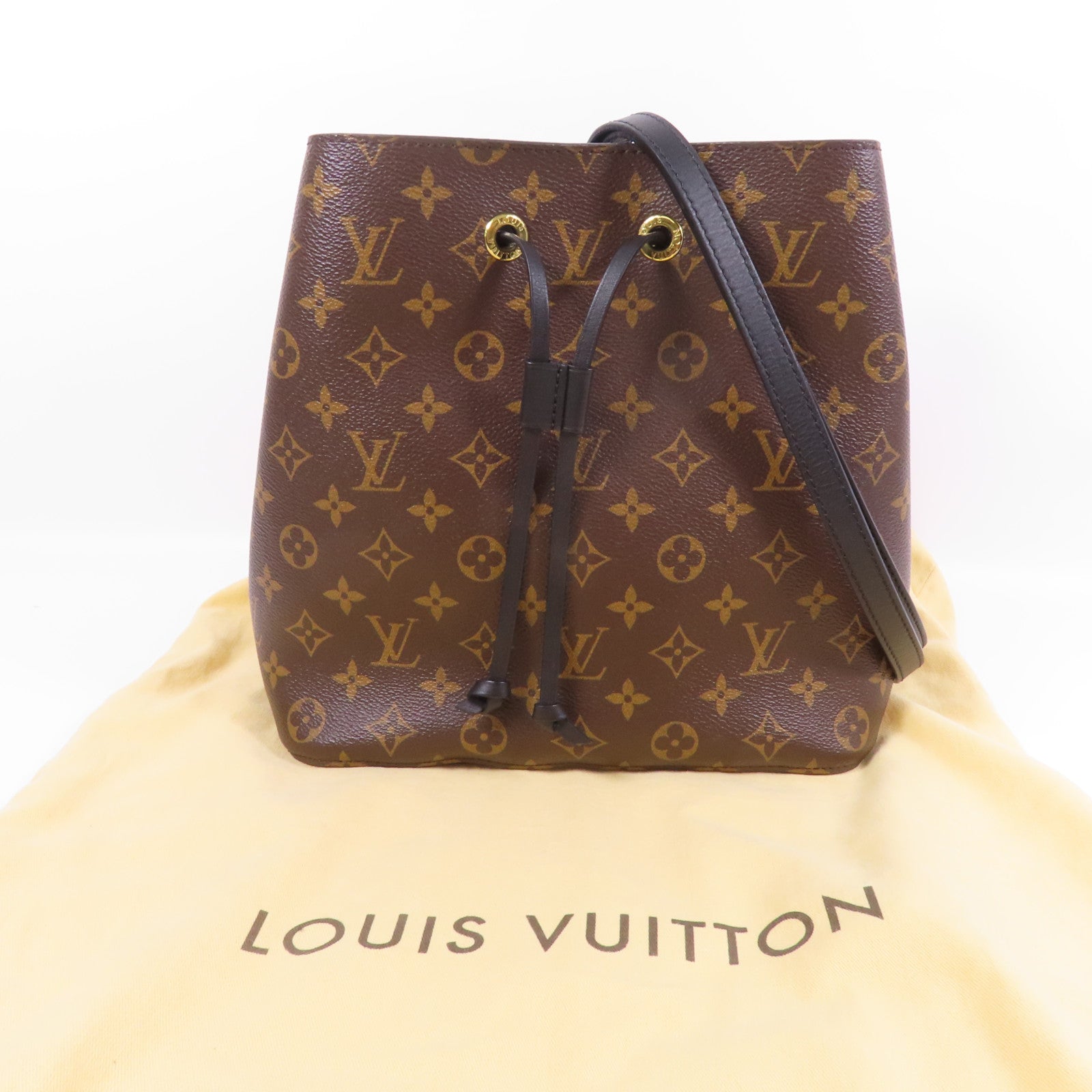 LOUIS VUITTON Monogram Neo Noe MM金扣肩背袋