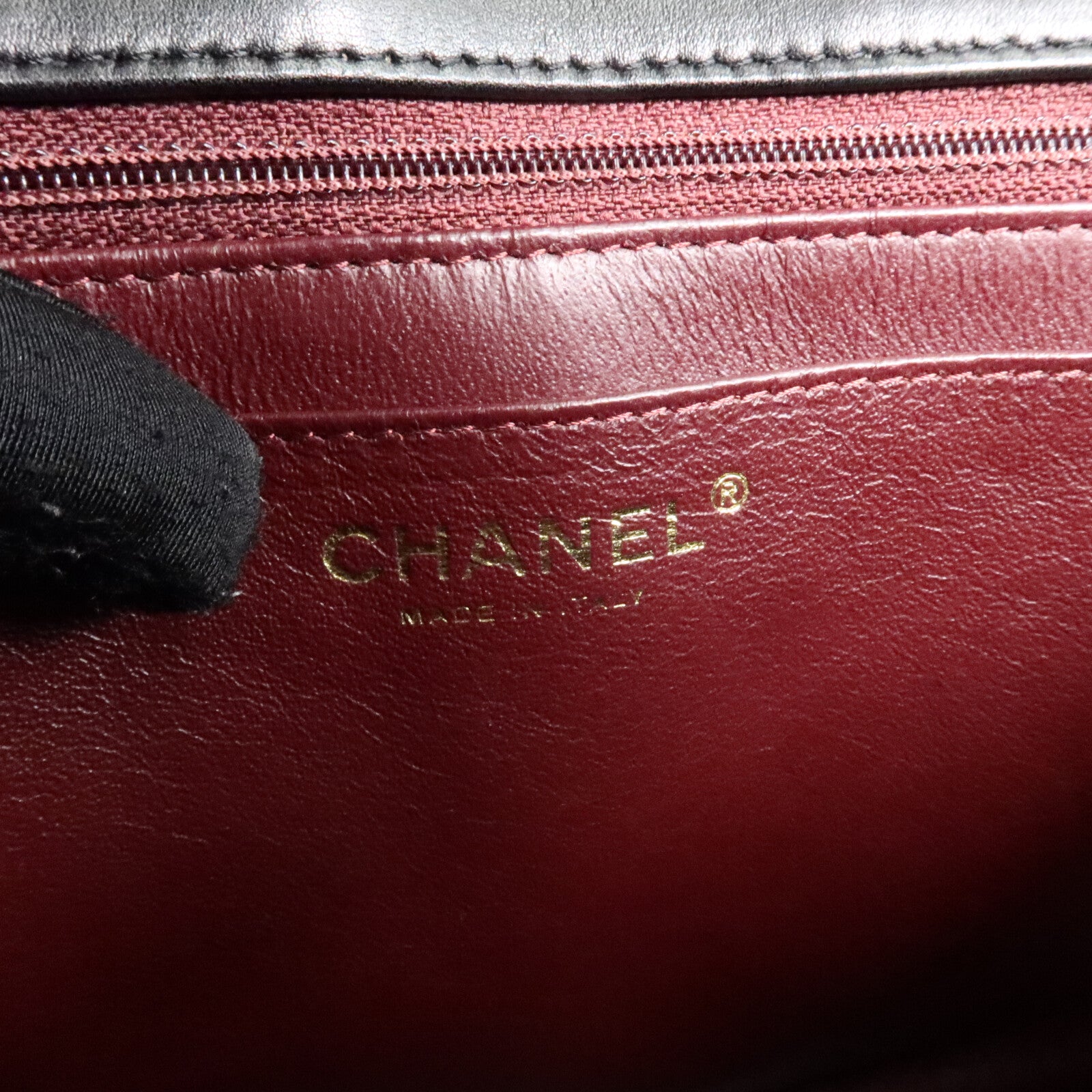 CHANEL 羊皮皮革Large Classic Single Flap Bag鏈帶肩背袋