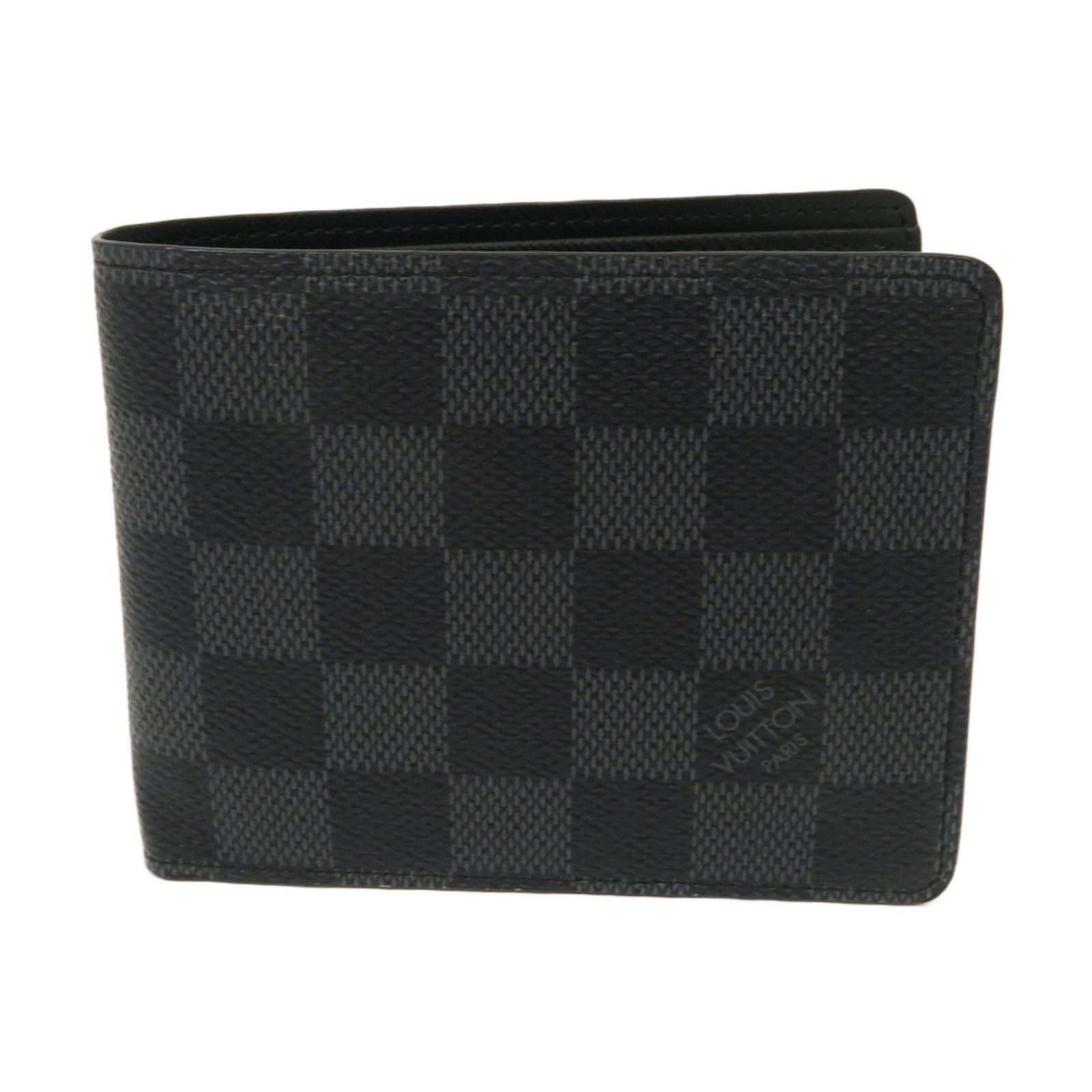 LOUIS VUITTON Damier Graphite Multiple錢包灰色