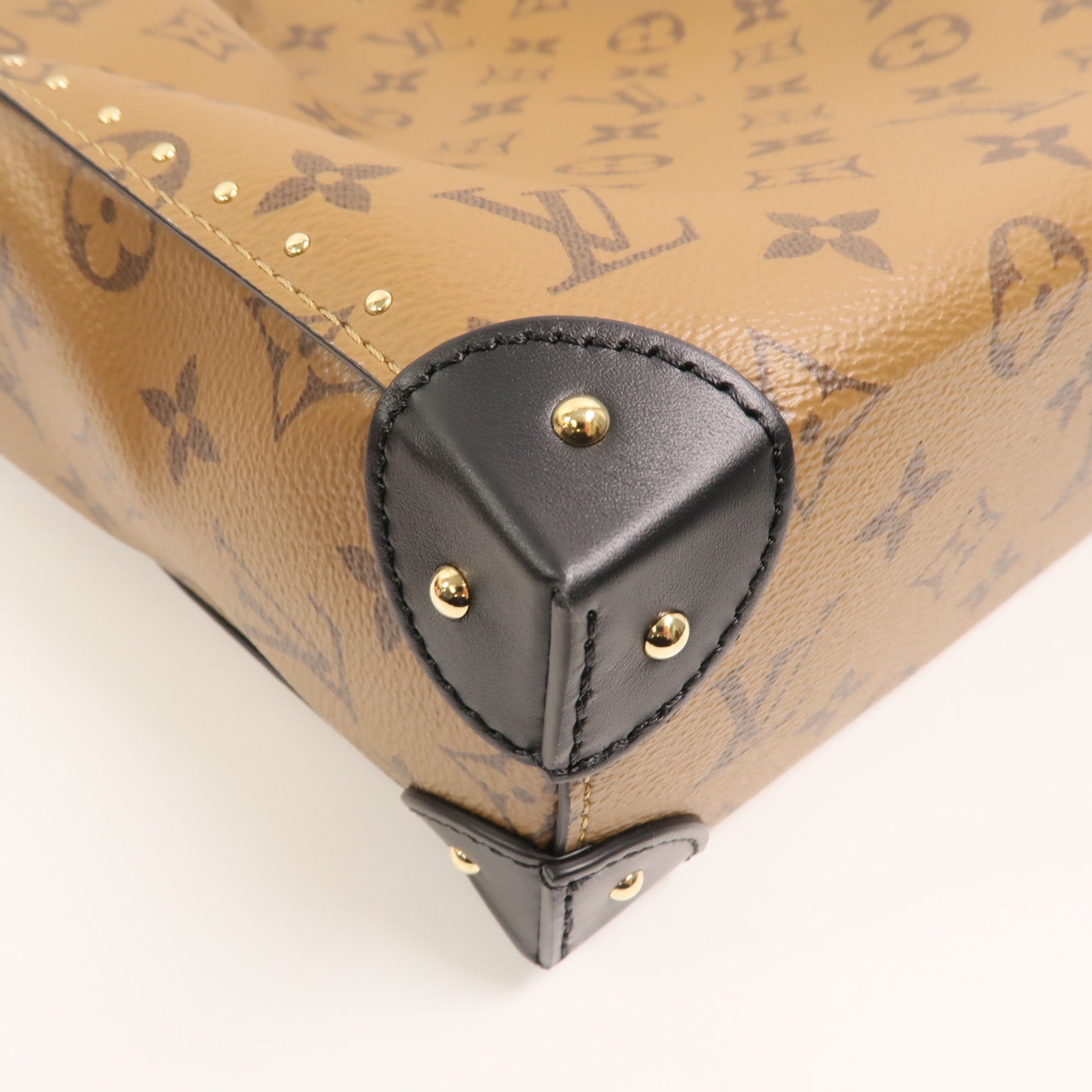 LOUIS VUITTON Monogram Reverse Noe Trunk PM手挽肩背兩用袋