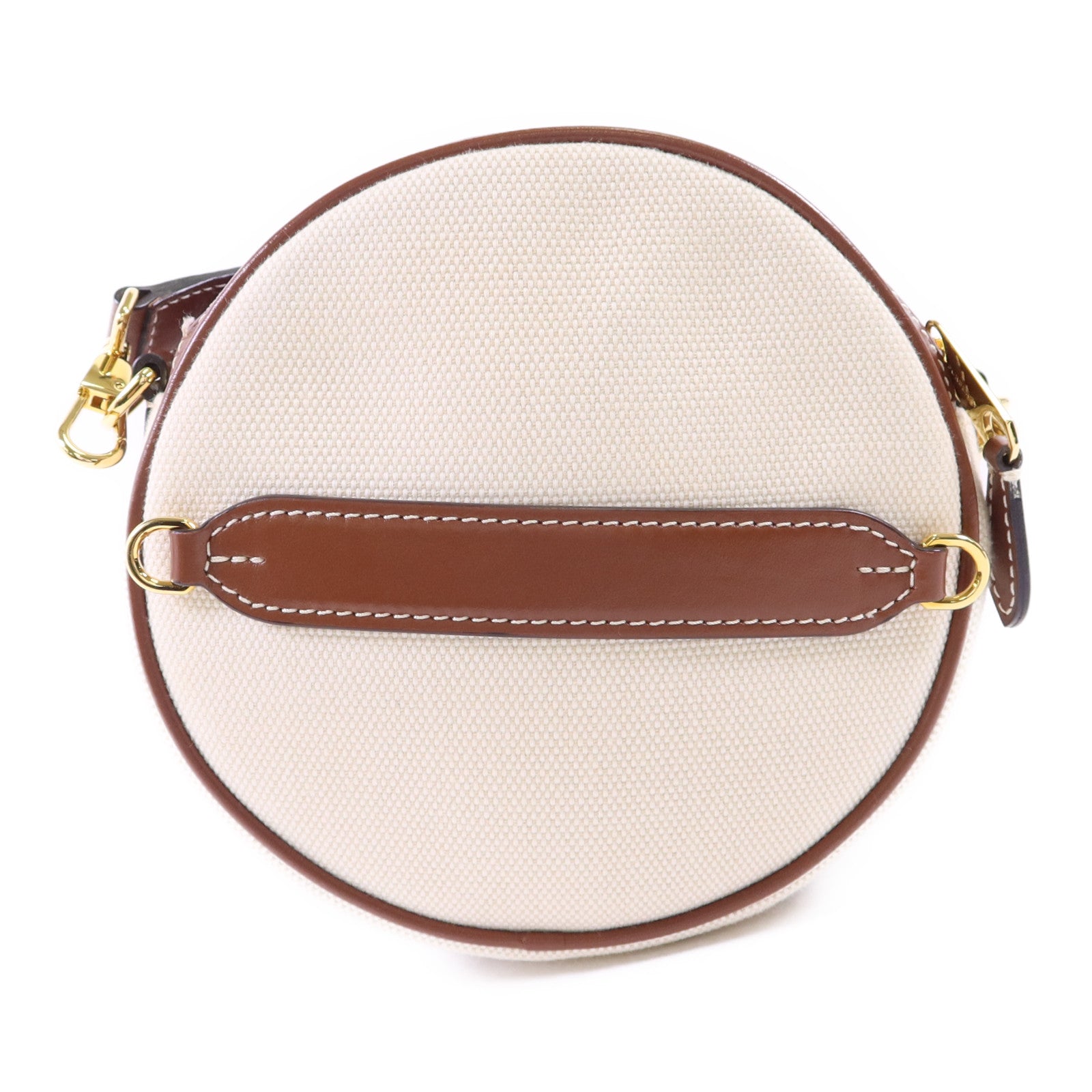 BURBERRY 帆布Louise金扣肩背袋