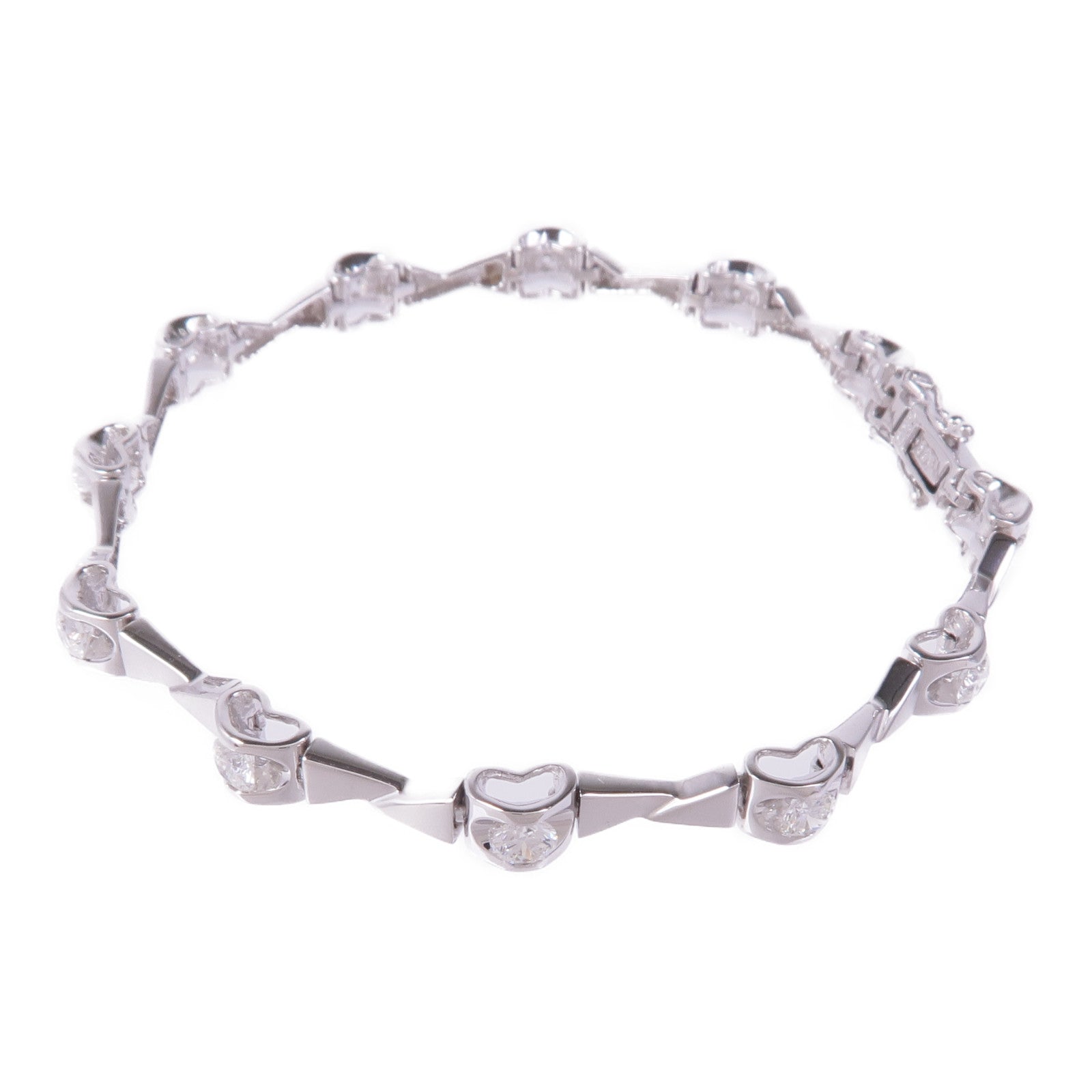 JEWELRY Diamond Bracelet 18K White Gold