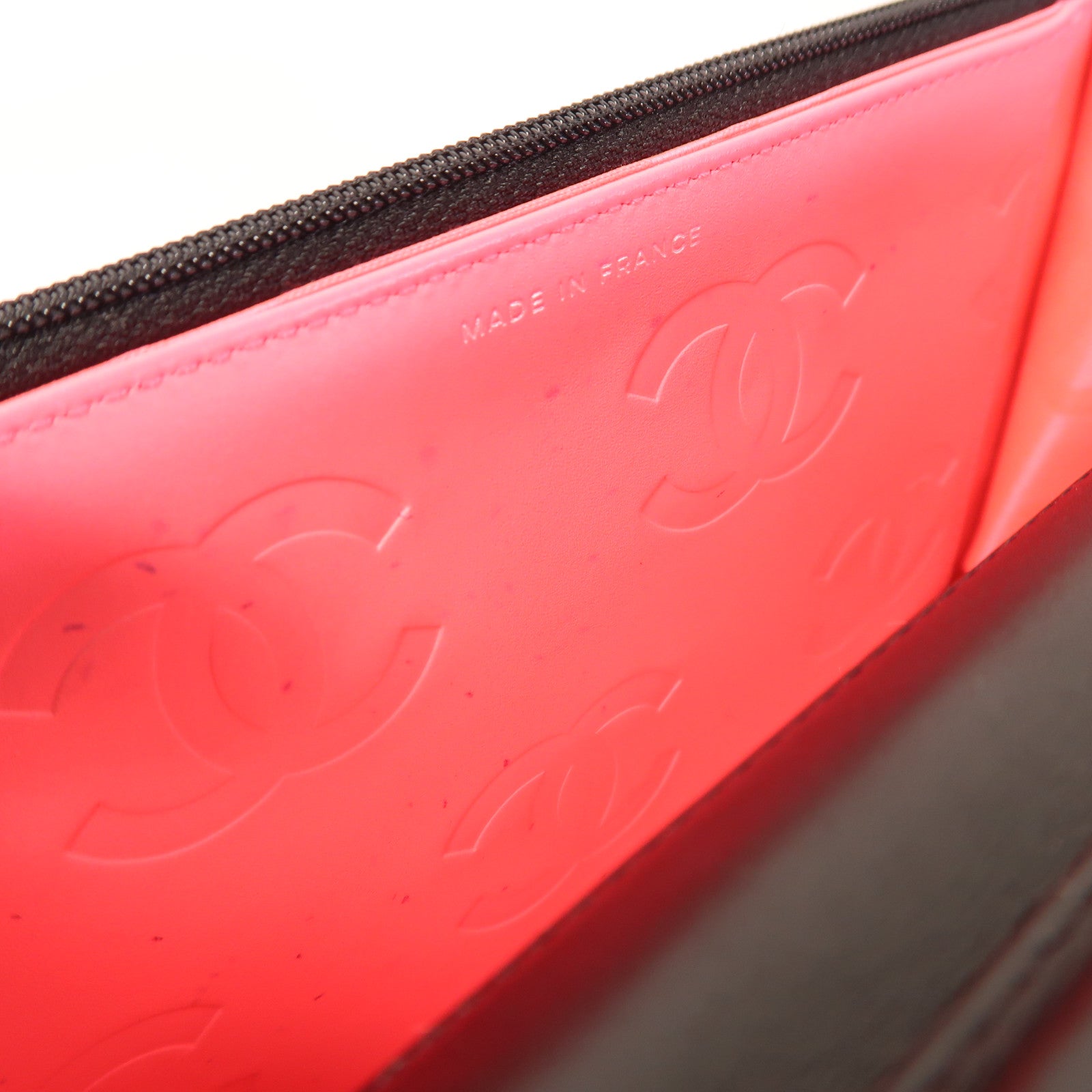 CHANEL 牛皮皮革WOC Wallet On Chain銀扣鏈帶肩背袋