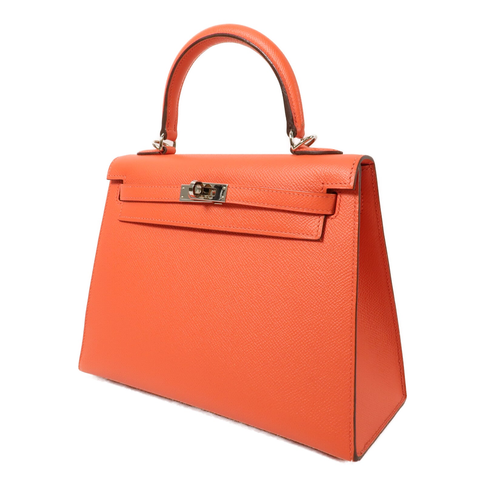 HERMES Epsom皮革Kelly 25手挽肩背兩用袋Rose Jaipur