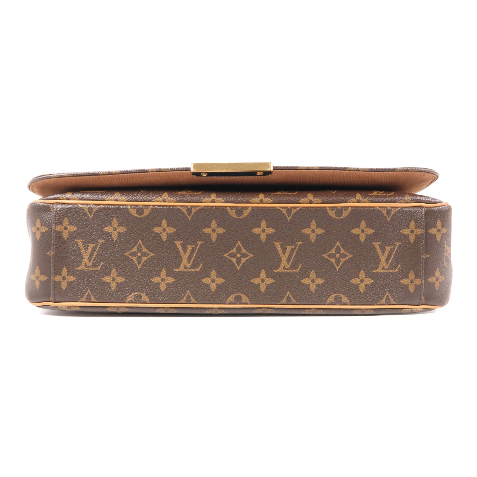 LOUIS VUITTON LV GHW Valmy GM Shoulder Bag M40526 Monogram Brown