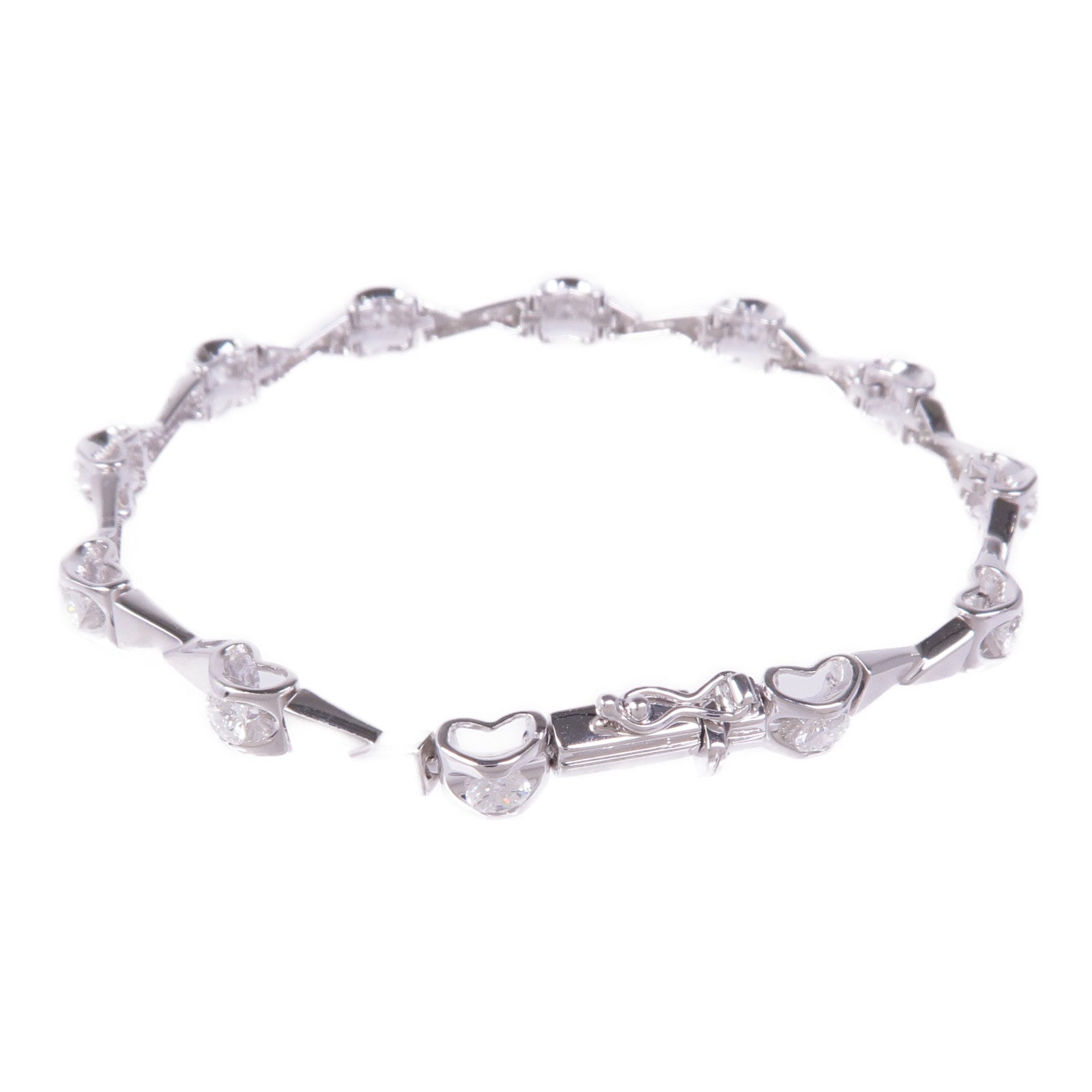 JEWELRY Diamond Bracelet 18K White Gold