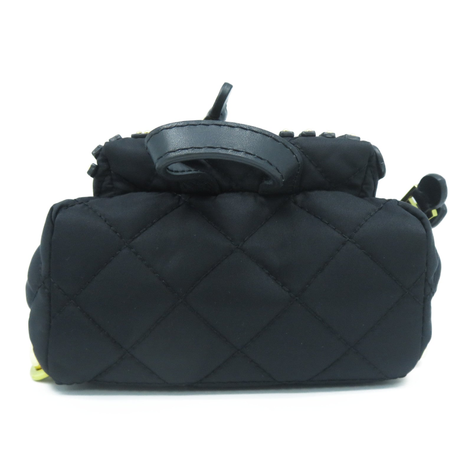 MOSCHINO 【激減優惠】菱格帆布Backpack金扣背包黑色