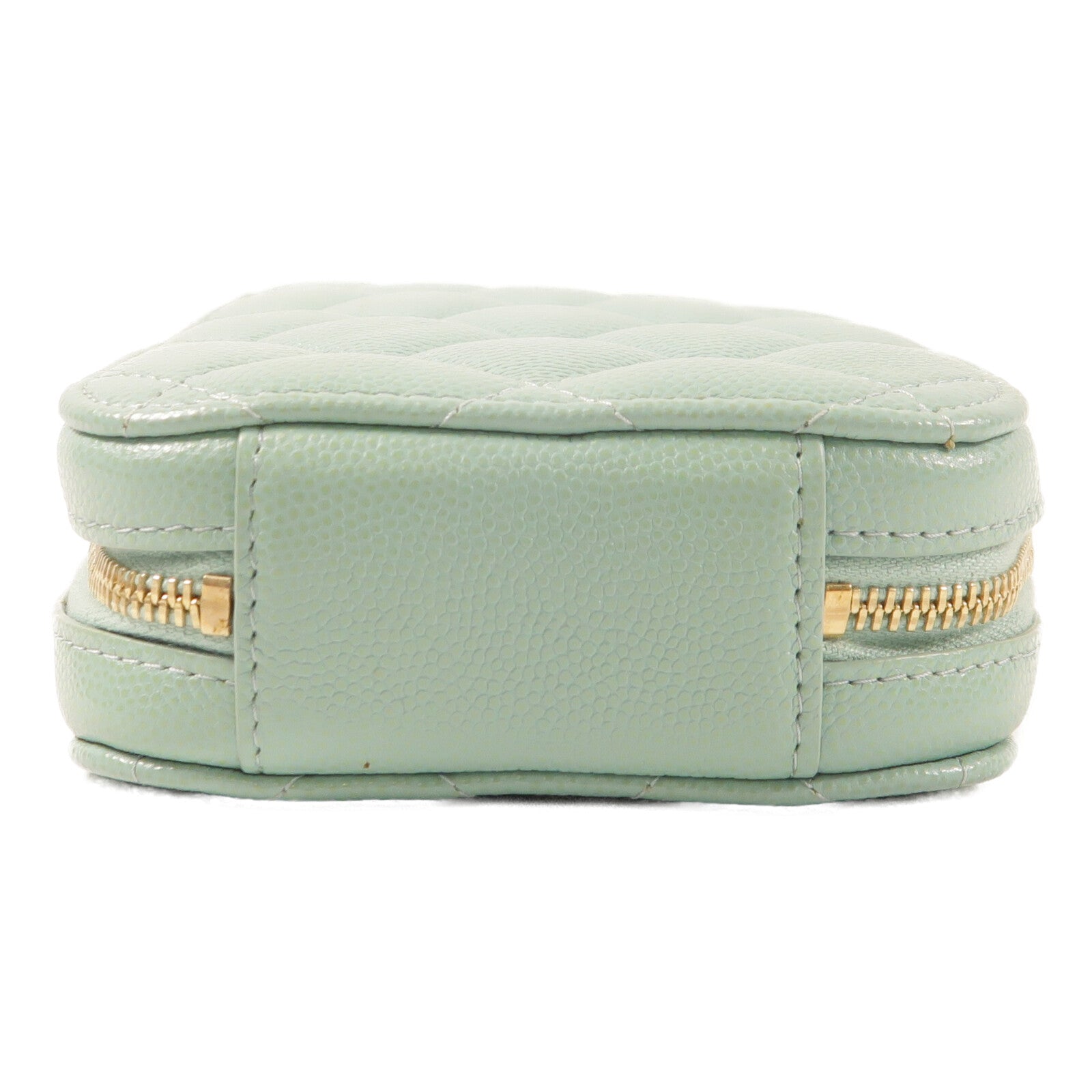 CHANEL 牛皮皮革Phone Case With Chain金扣鏈帶肩背袋