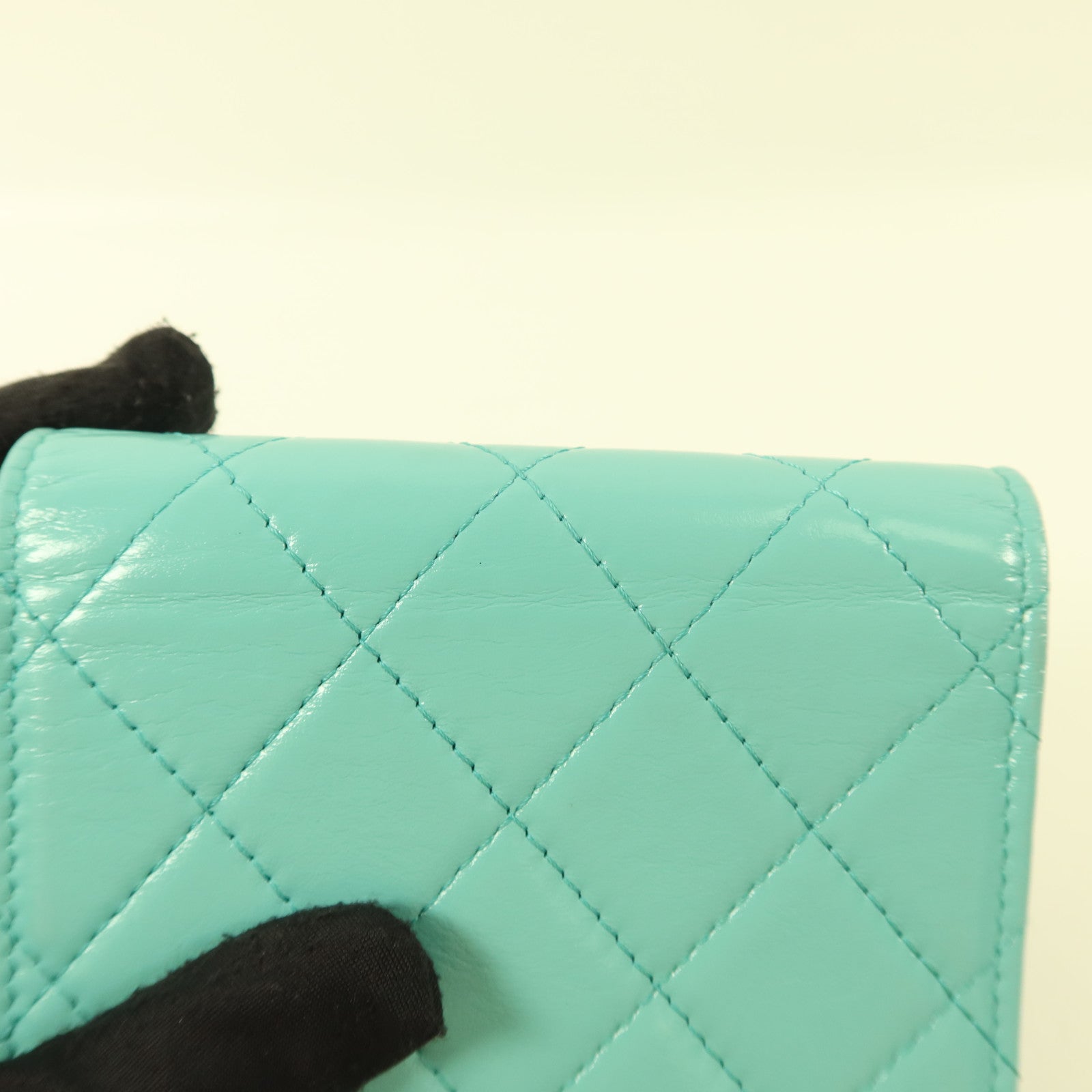 CHANEL 牛皮皮革Card Case金扣卡片套