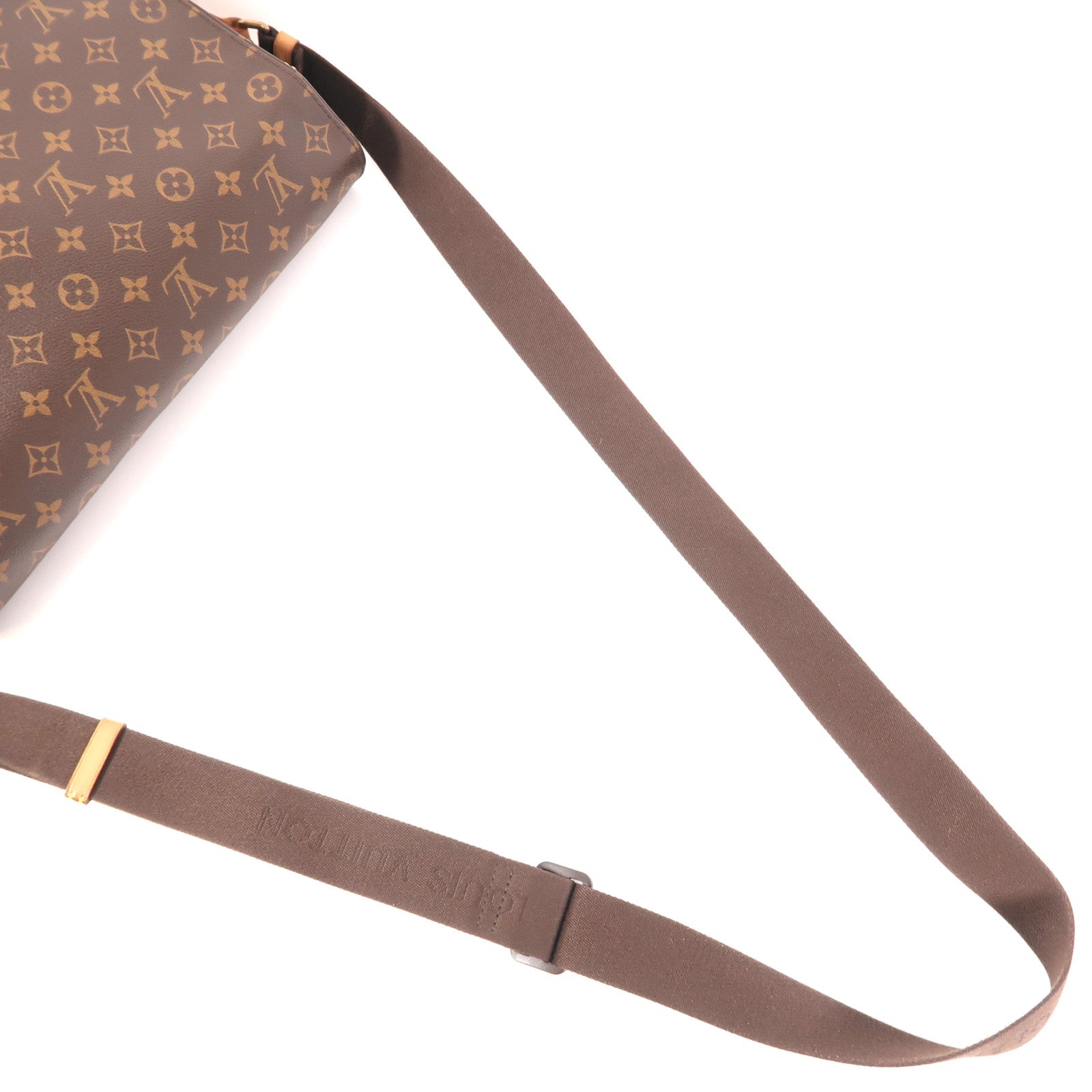 LOUIS VUITTON LV GHW Valmy GM Shoulder Bag M40526 Monogram Brown