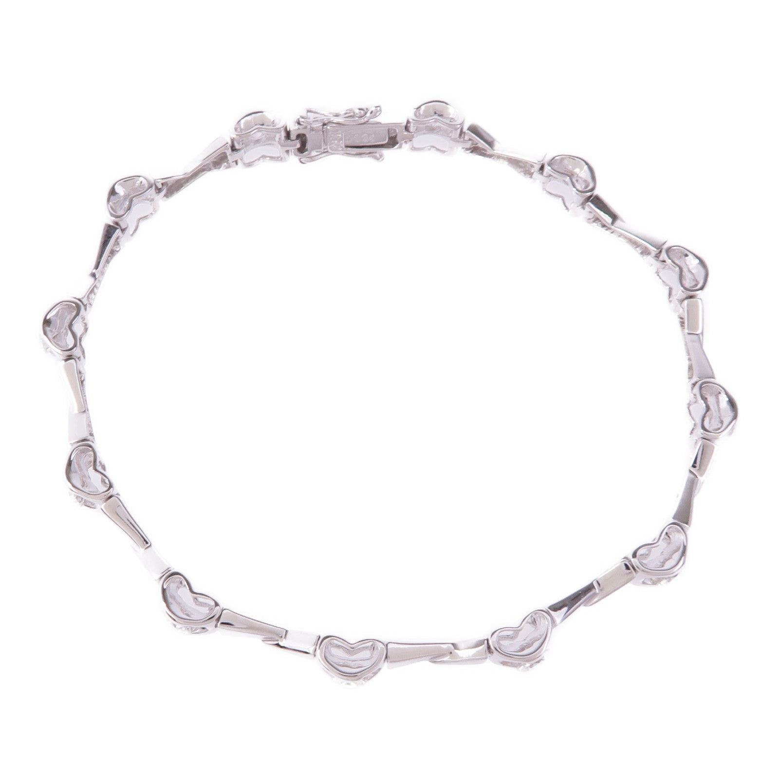 JEWELRY Diamond Bracelet 18K White Gold