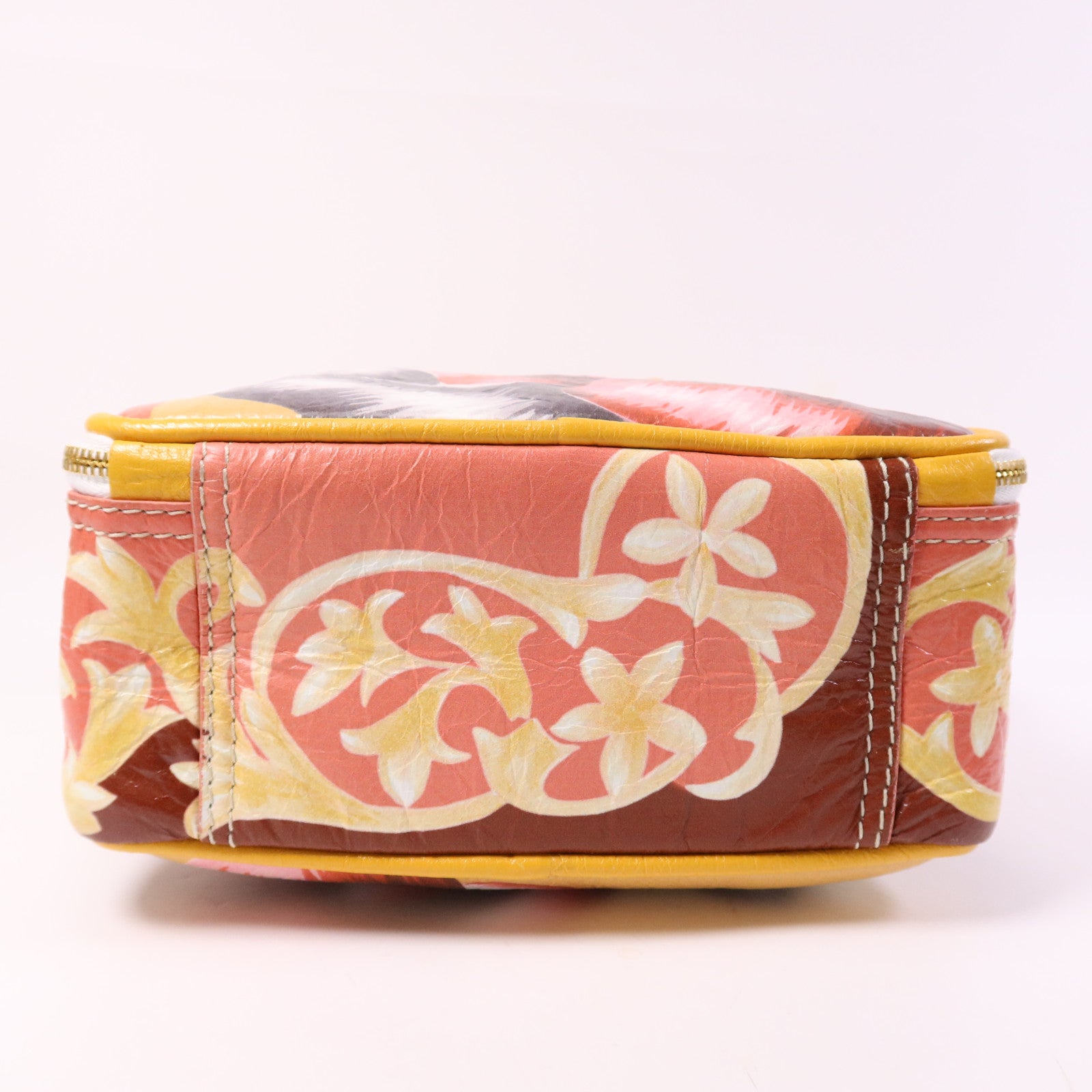 BALENCIAGA 【激減優惠】塗層帆布Floral Blanket Square Messenger銀扣手挽肩背兩用袋