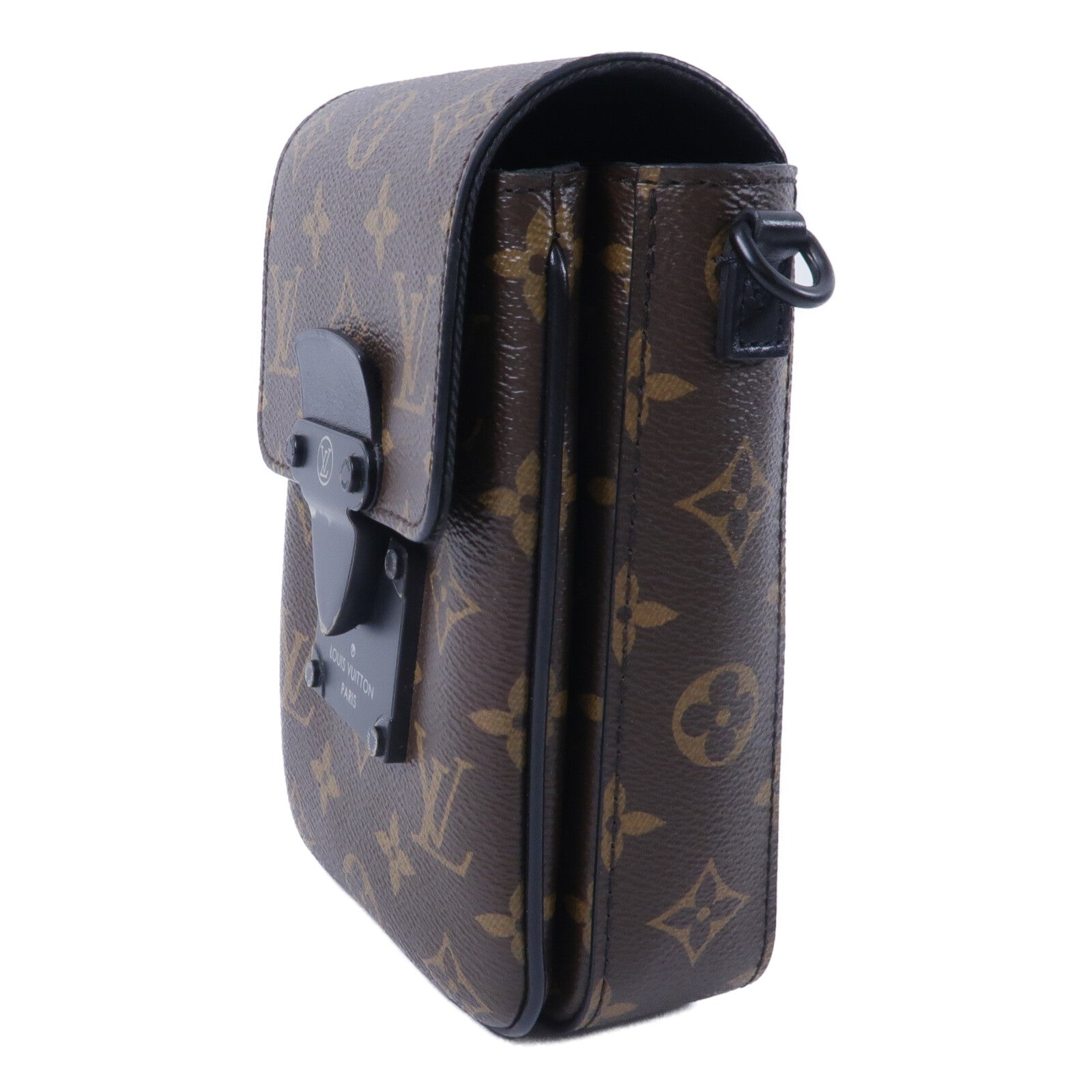 LOUIS VUITTON Monogram Macassar S-Lock肩背袋