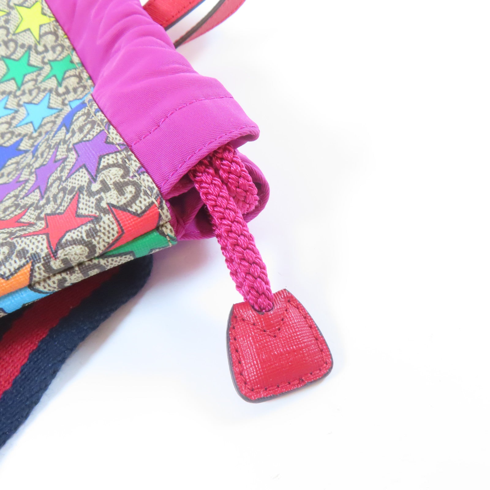 GUCCI 塗層帆布GG Supreme Rainbow Star Backpack背包彩色