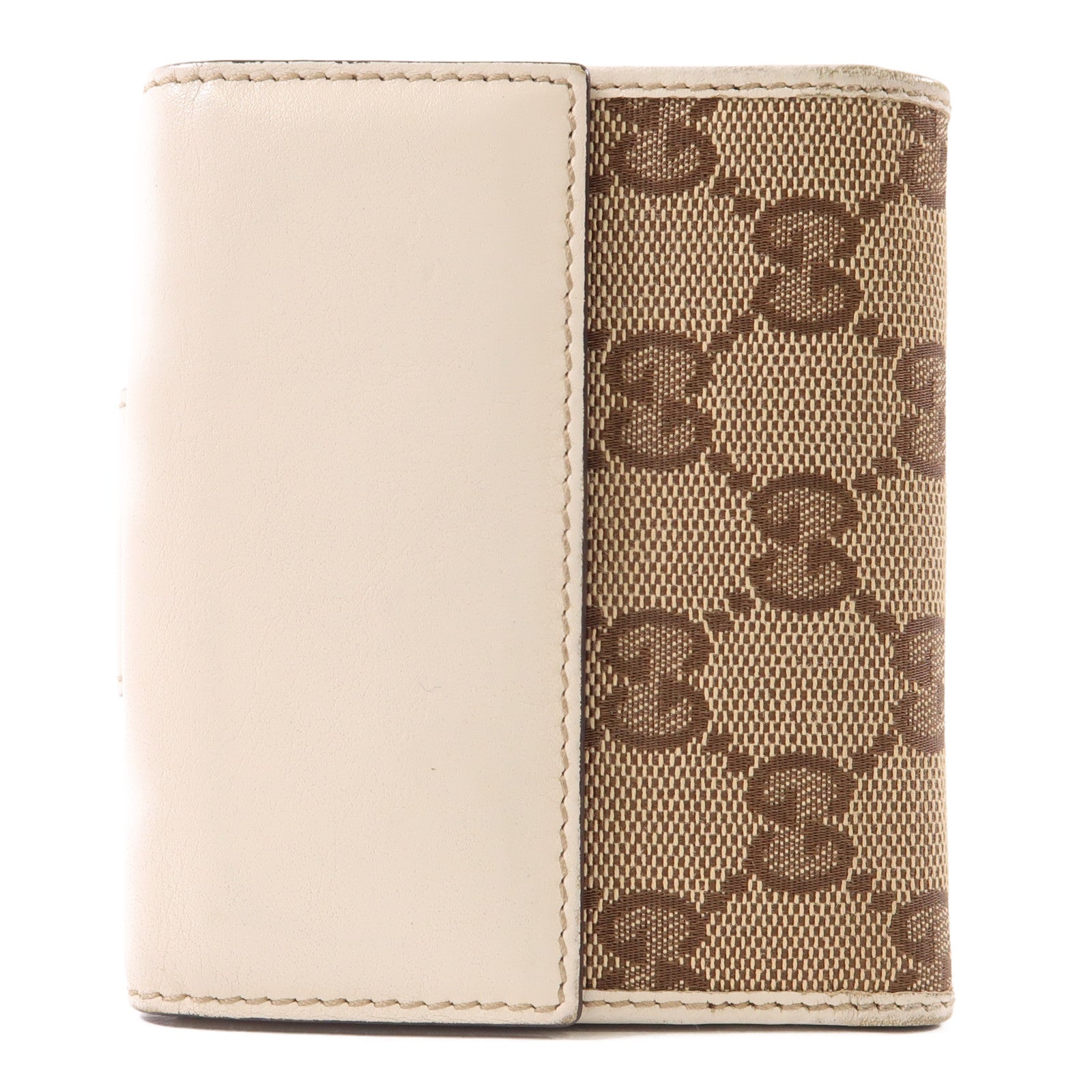 GUCCI 帆布Wallet金扣錢包