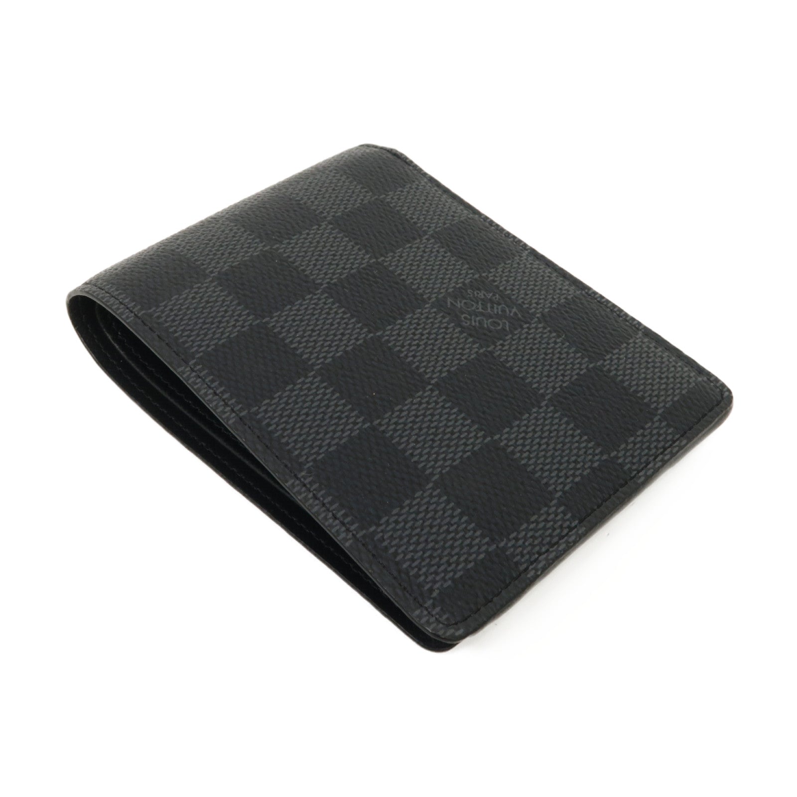 LOUIS VUITTON Damier Graphite Multiple錢包灰色