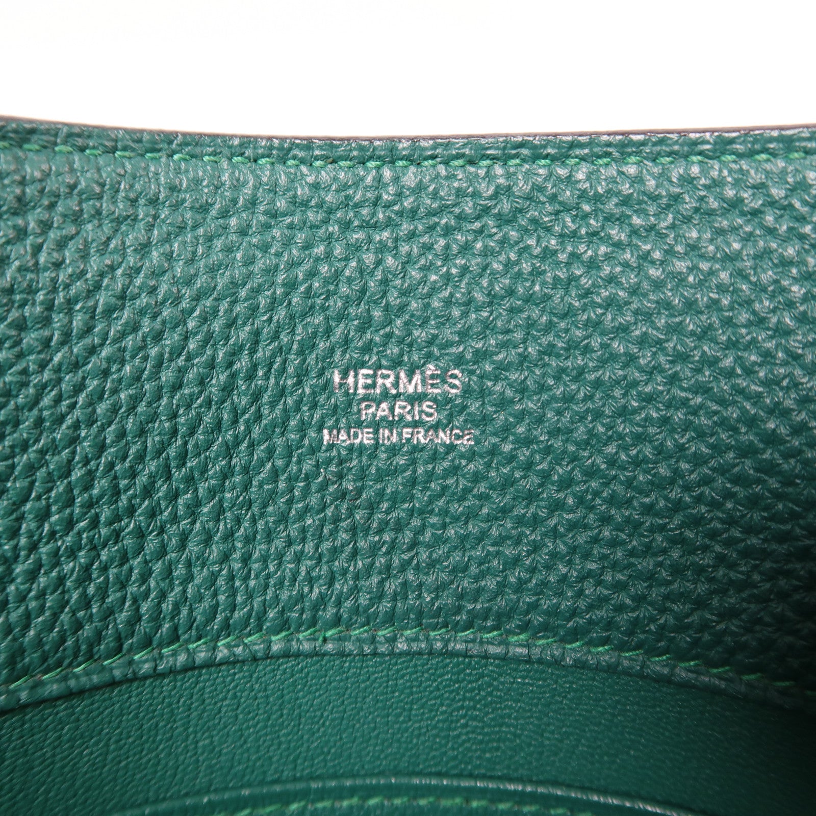 HERMES Clemence皮革So Kelly 26銀扣肩背袋