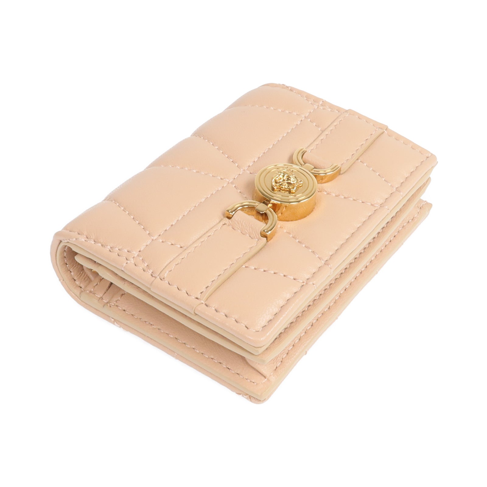 VERSACE 羊皮皮革Medusa '95 Fold Wallet金扣錢包