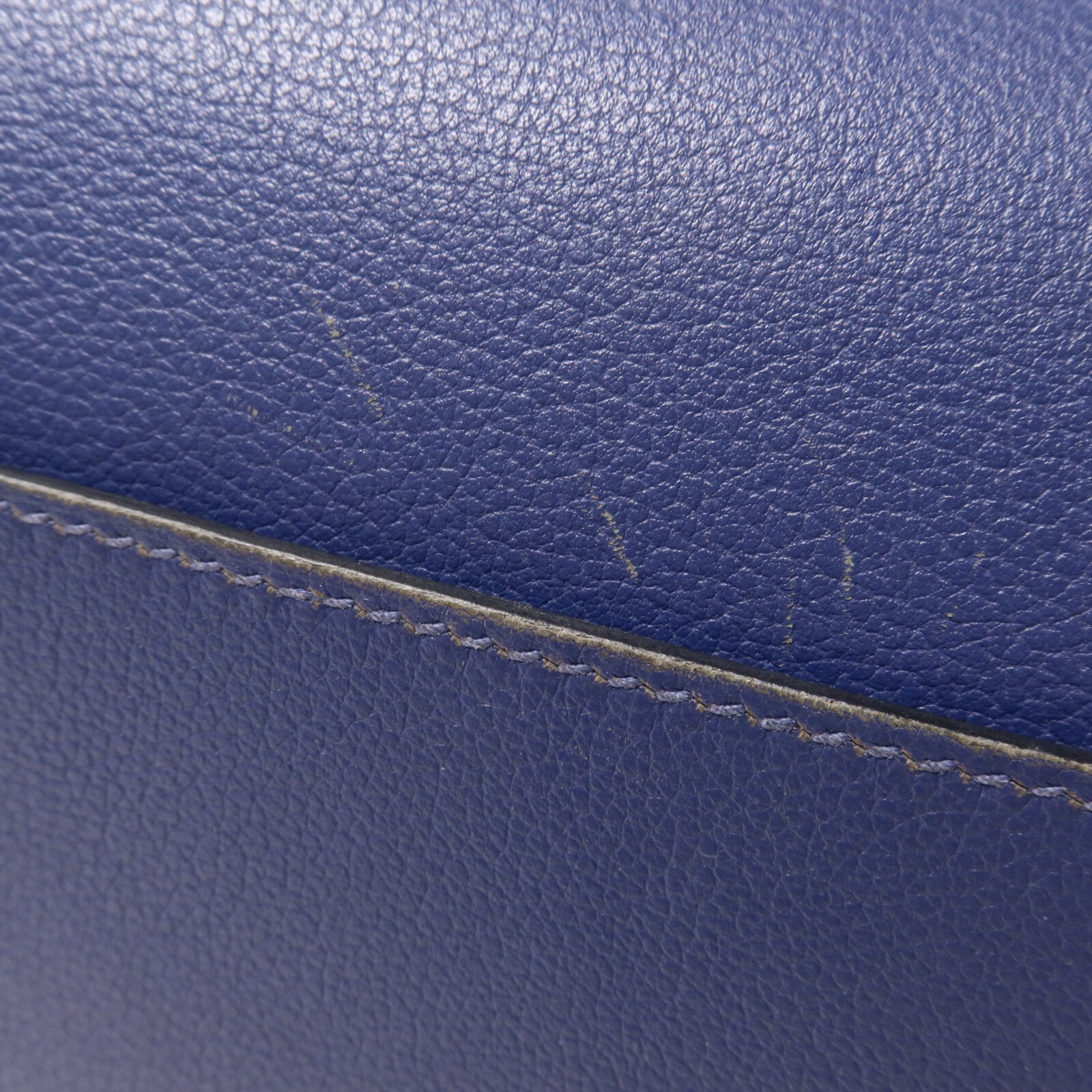 HERMES Evercolor皮革Roulis Mini肩背袋Bleu Agate