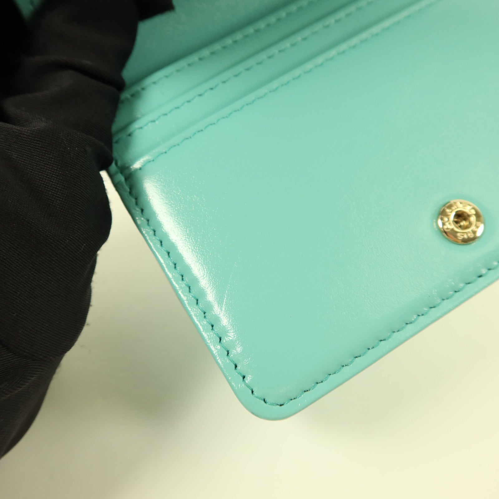 CHANEL 牛皮皮革Card Case金扣卡片套