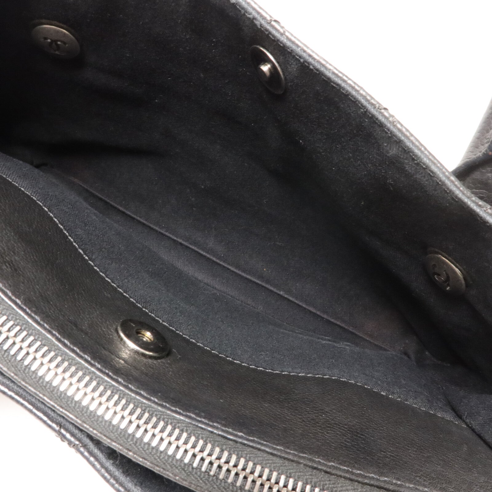 CHANEL 牛皮皮革2 Way Bag鏈帶手挽肩背兩用袋