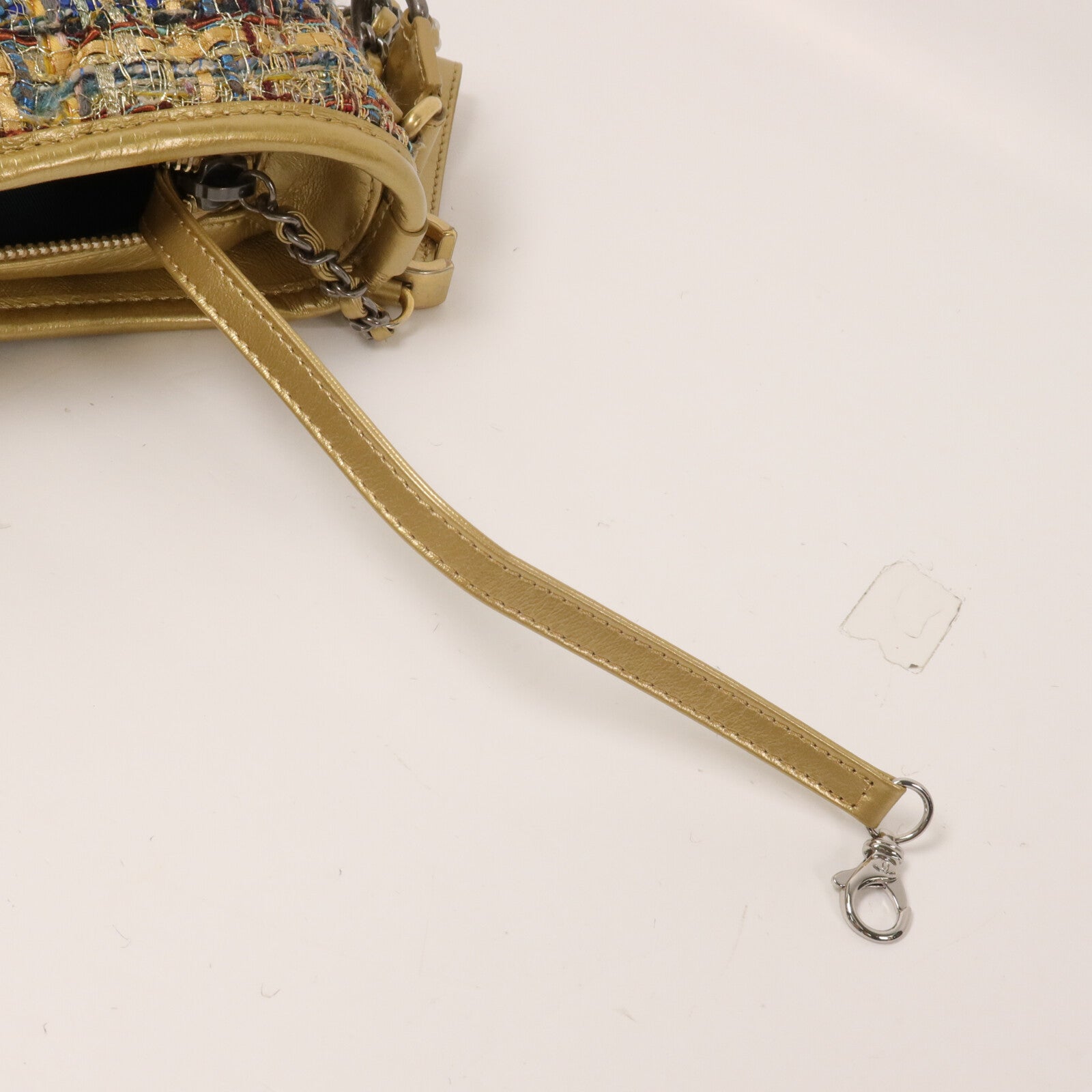 CHANEL Tweed Gabrielle Small鏈帶肩背袋
