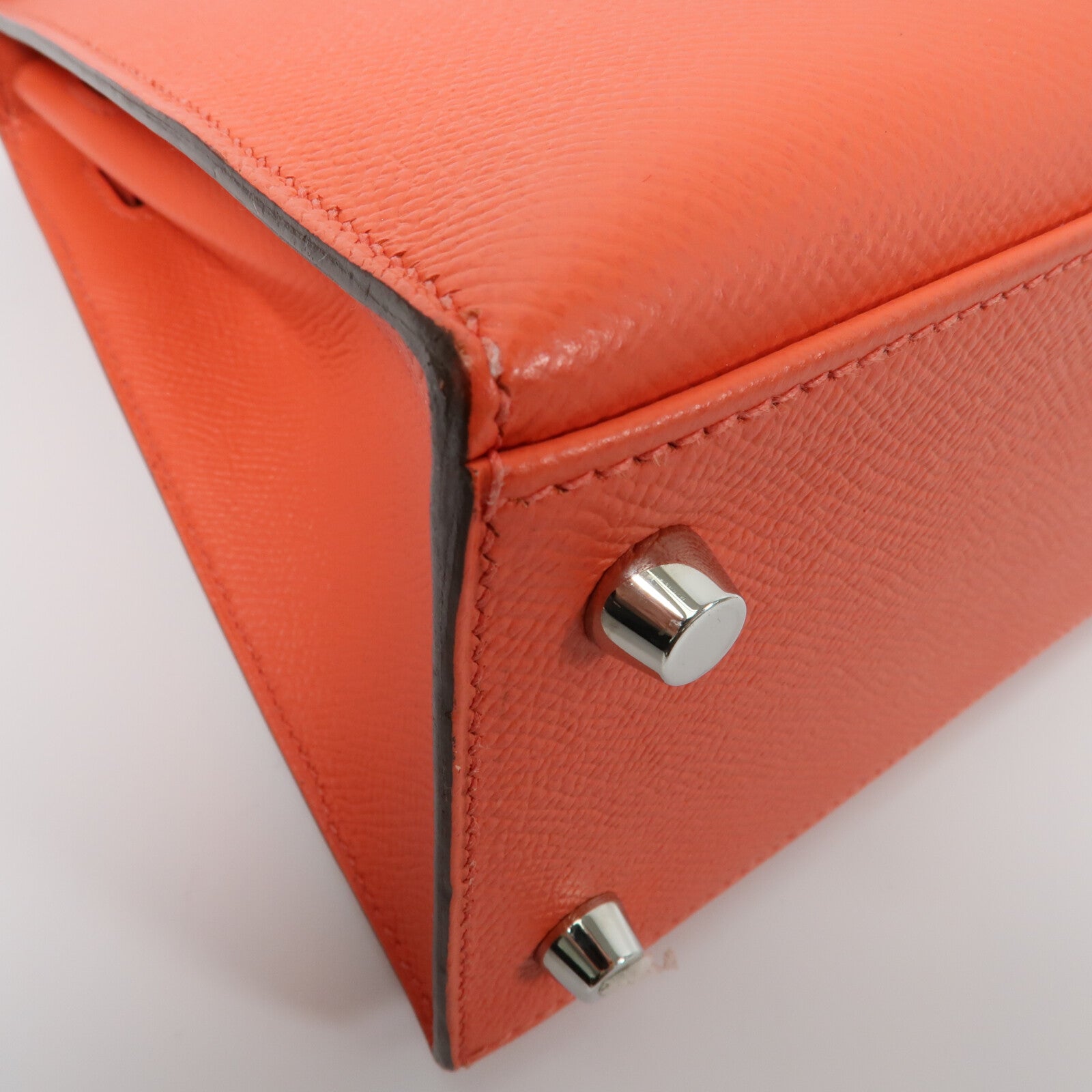 HERMES Epsom皮革Kelly 25手挽肩背兩用袋Rose Jaipur