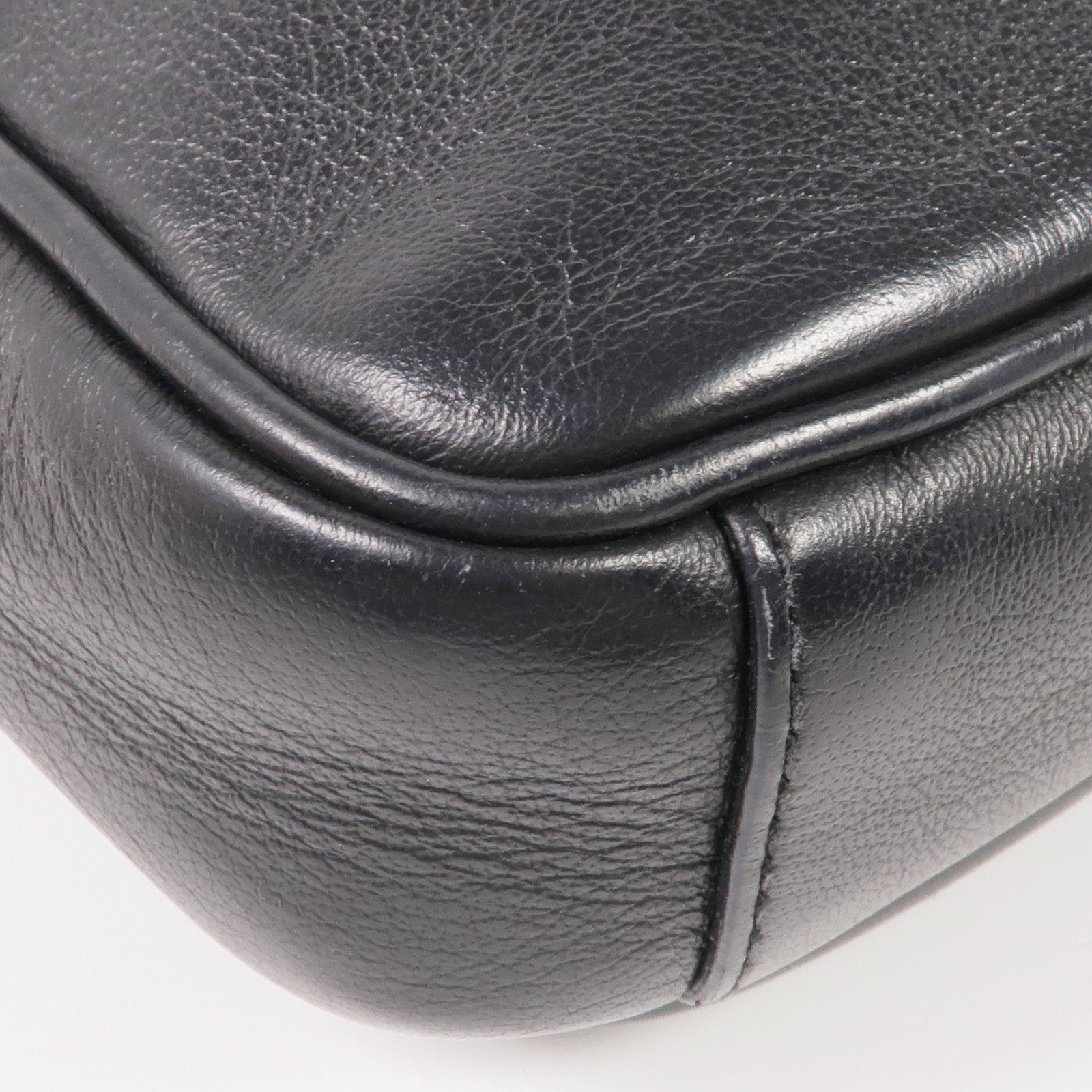 BALENCIAGA 牛皮皮革Shoulder Bag銀扣肩背袋