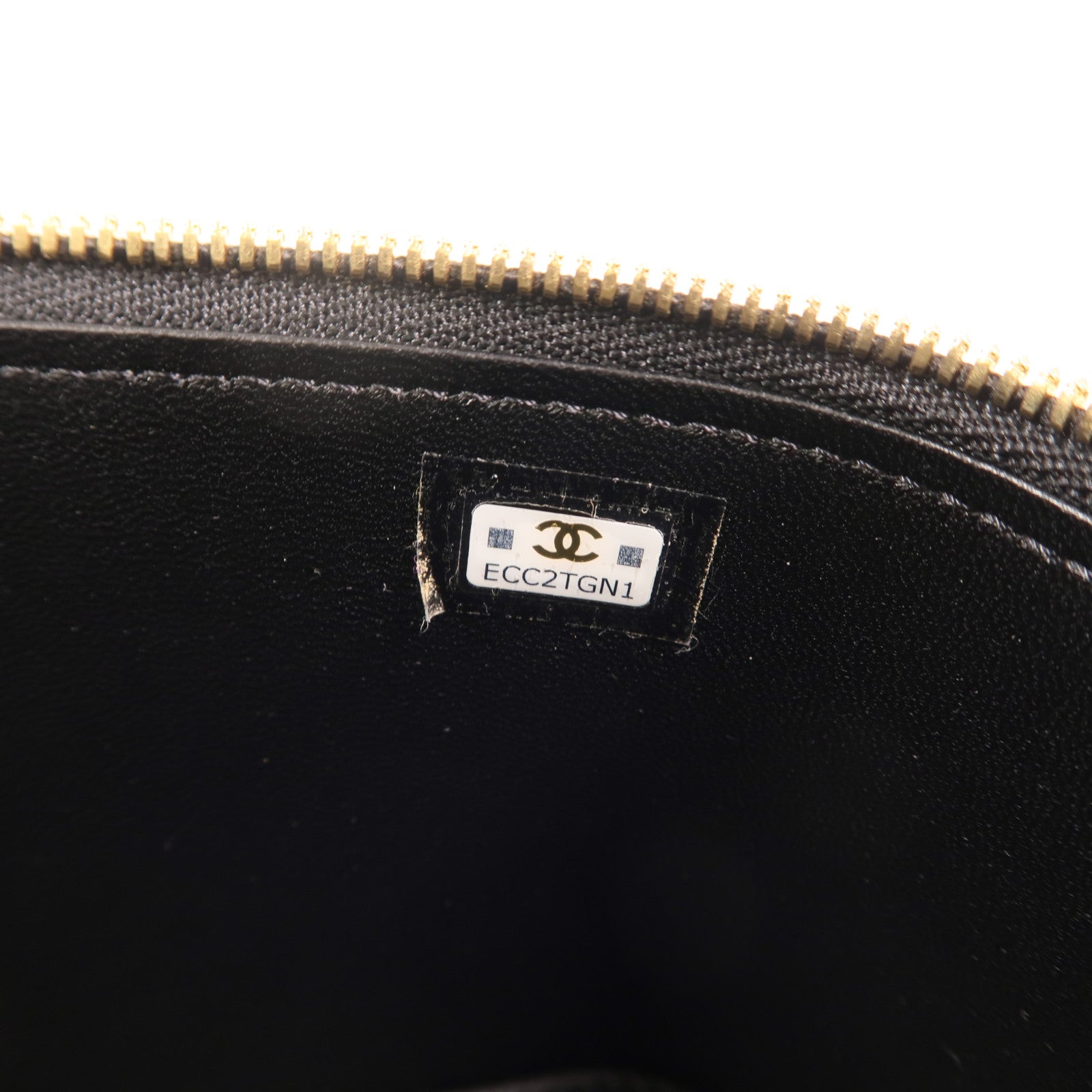 CHANEL 羊皮皮革Vanity Case金扣鏈帶肩背袋