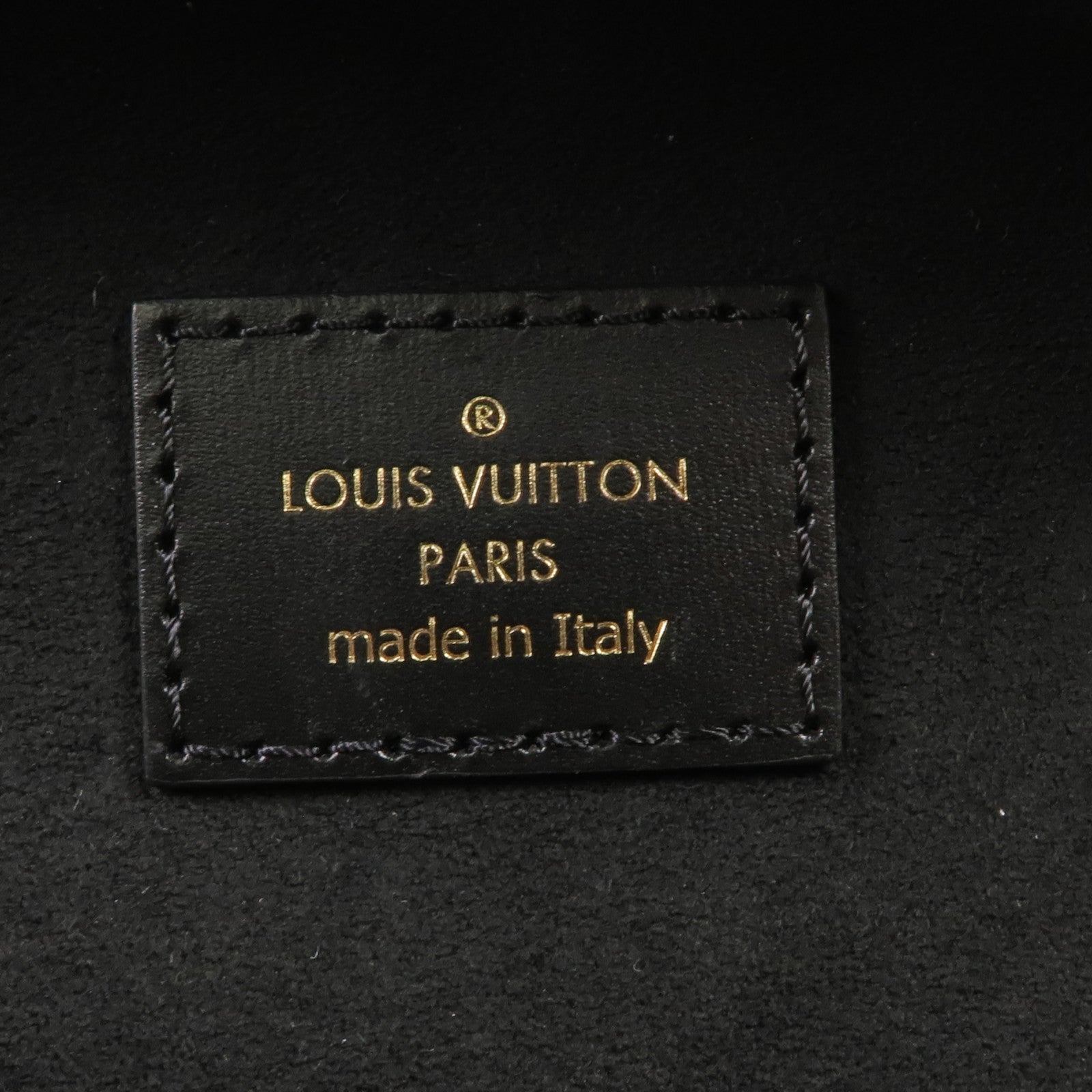 LOUIS VUITTON Monogram/Monogram Reverse Vanity PM金扣手挽肩背兩用袋棕色