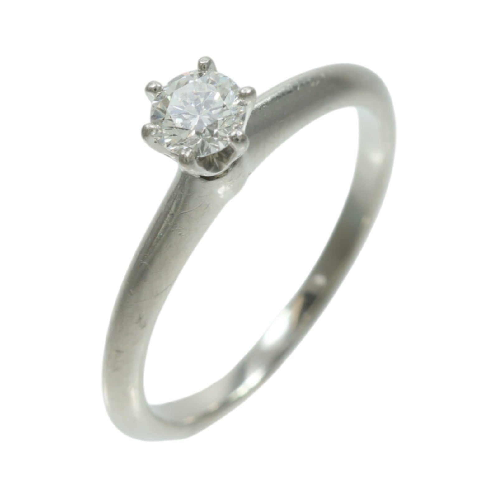TIFFANY＆CO PT950鉑金TI SPTRD鑽石戒指