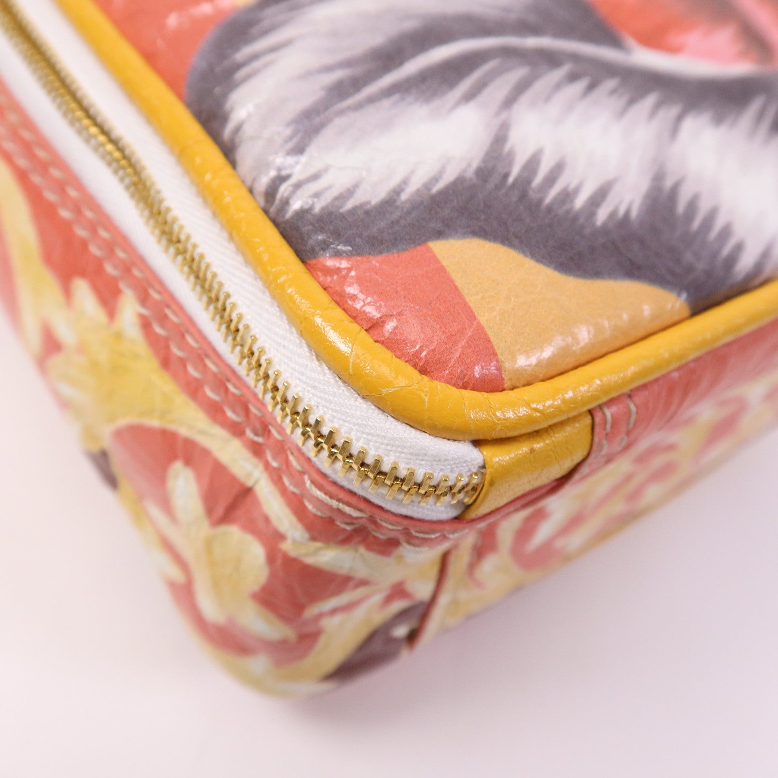 BALENCIAGA 【激減優惠】塗層帆布Floral Blanket Square Messenger銀扣手挽肩背兩用袋