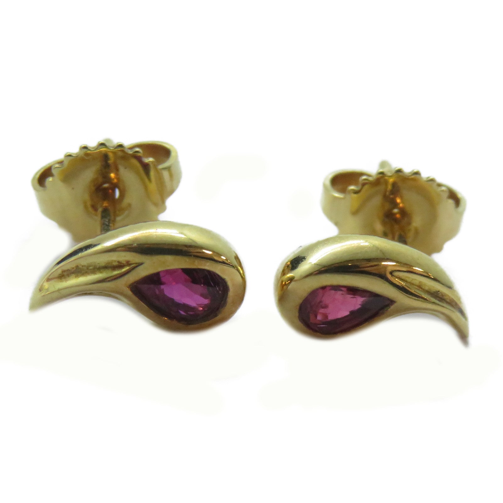 TIFFANY＆CO 18K金Ruby Earrings耳環